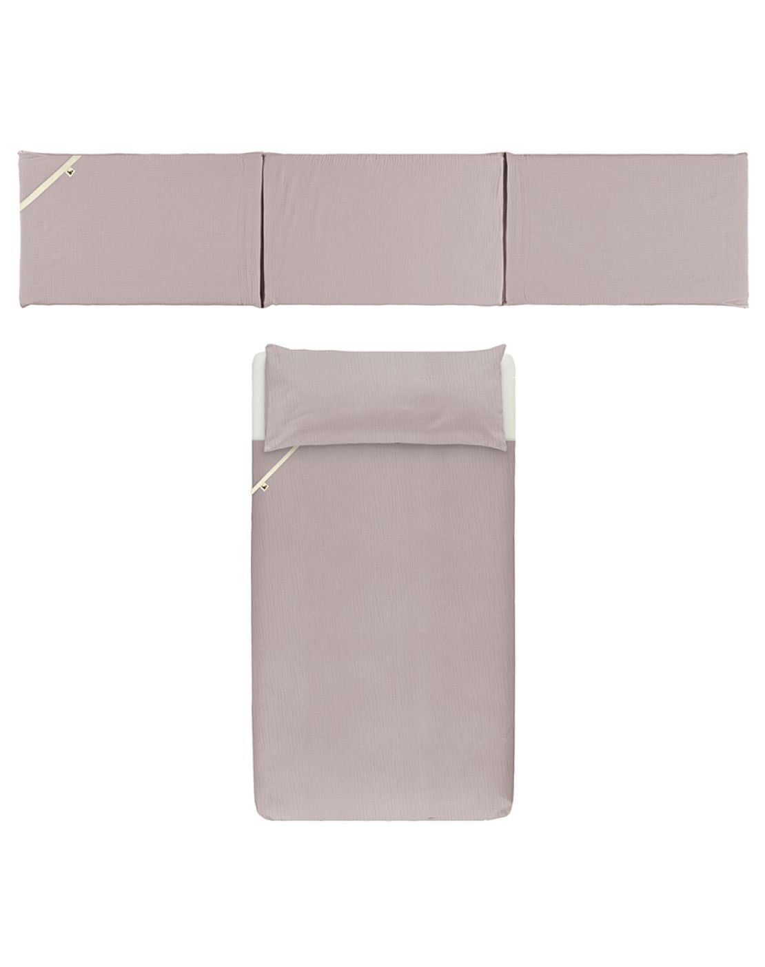 Pack nórdica + protector - PLAIN ROSA VINTAGE