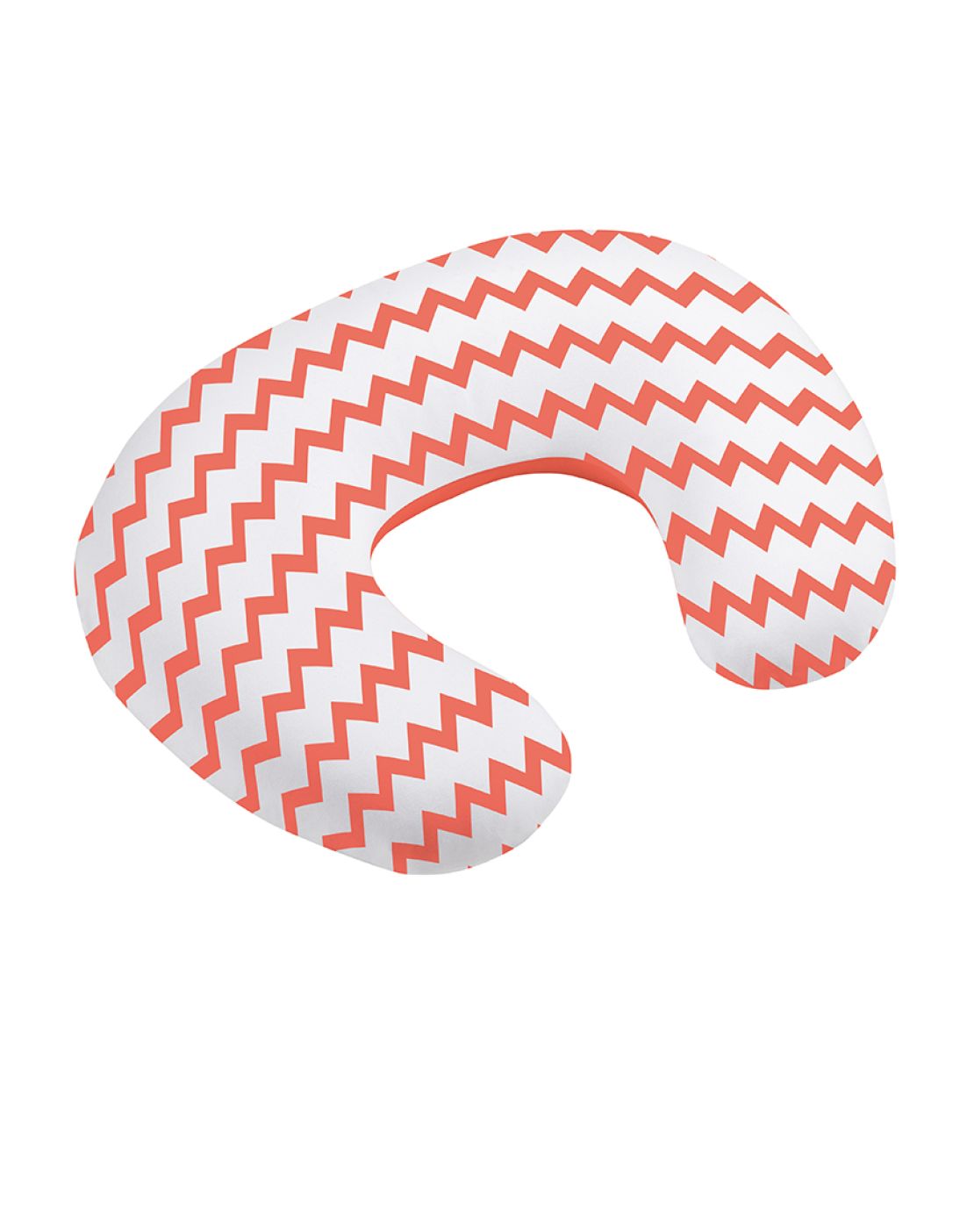 Cojín lactancia pequeño ZIG ZAG ROJO