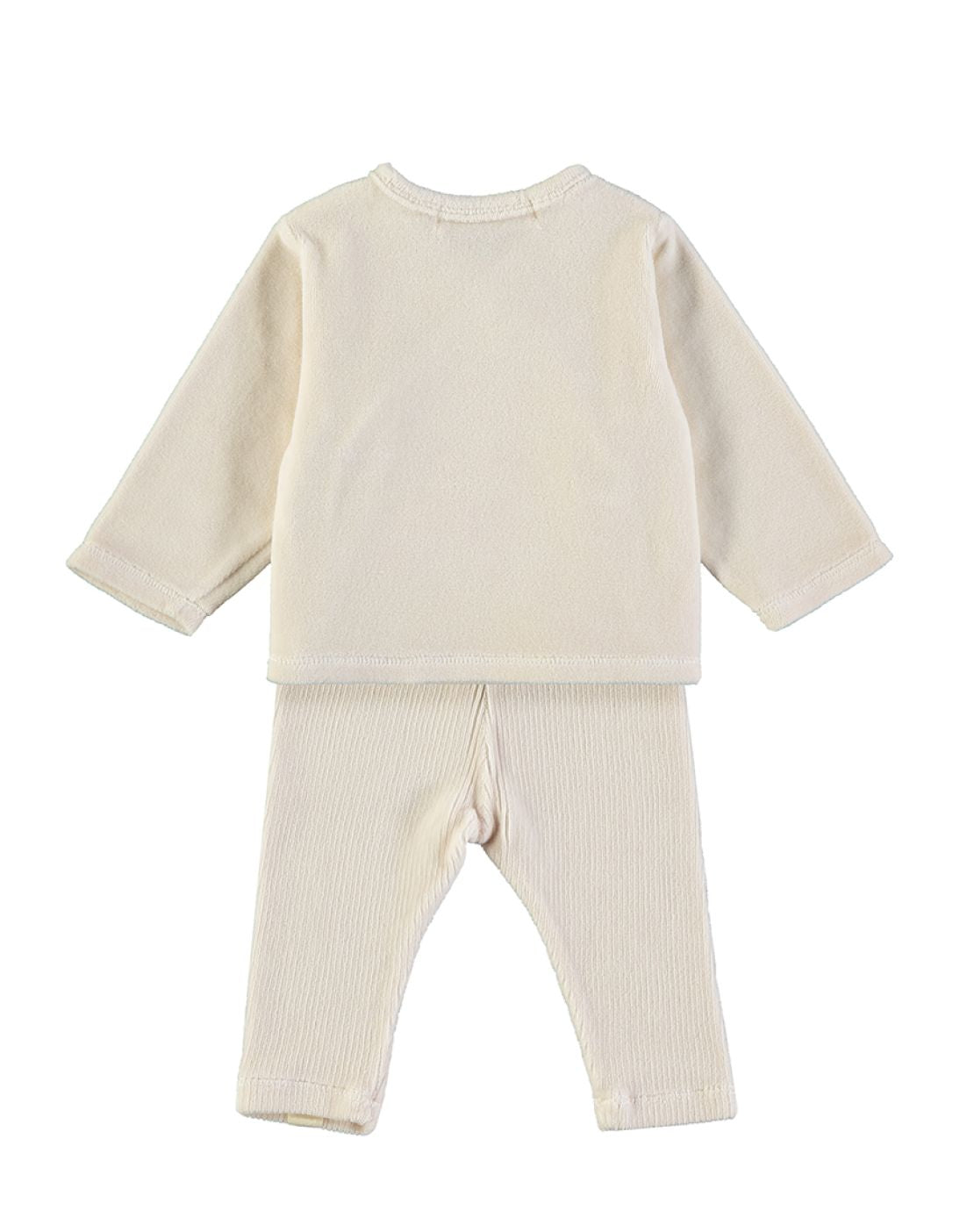 Conjunto Bebé - VELOUR ECRU