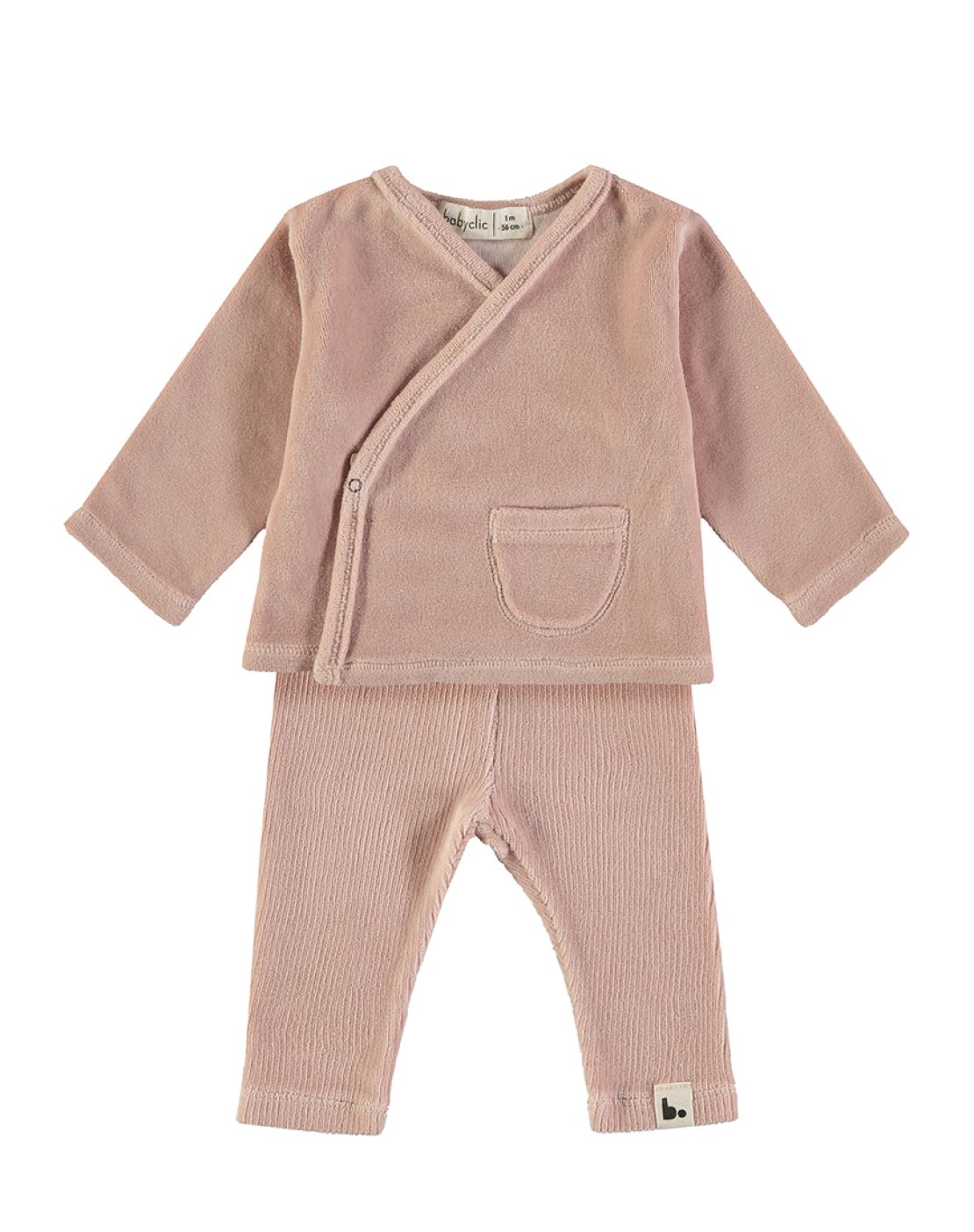 Conjunto Bebé - VELOUR NUDE