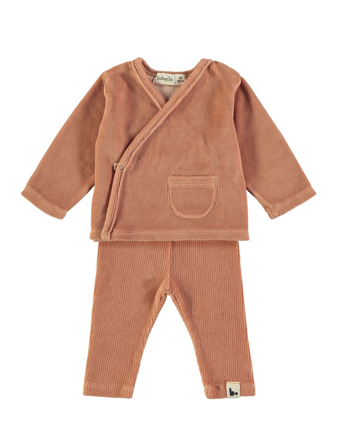 Conjunto Bebé - VELOUR TERRACOTA