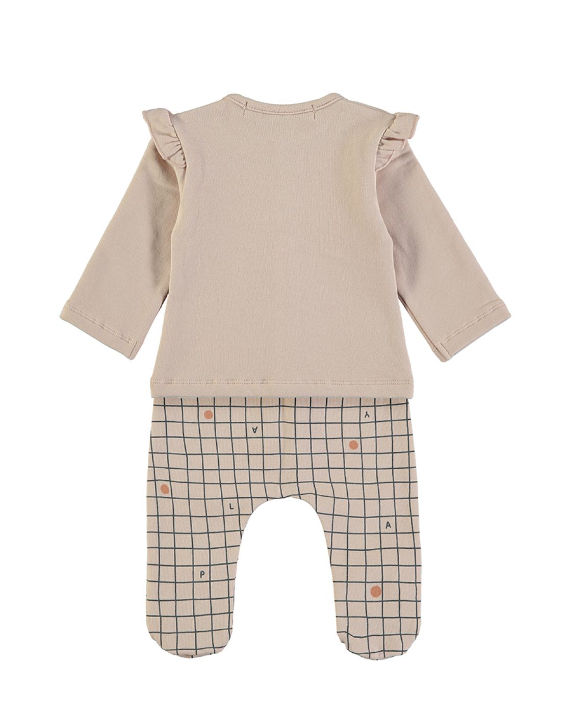Conjunto Bebé - CHECKS NUDE