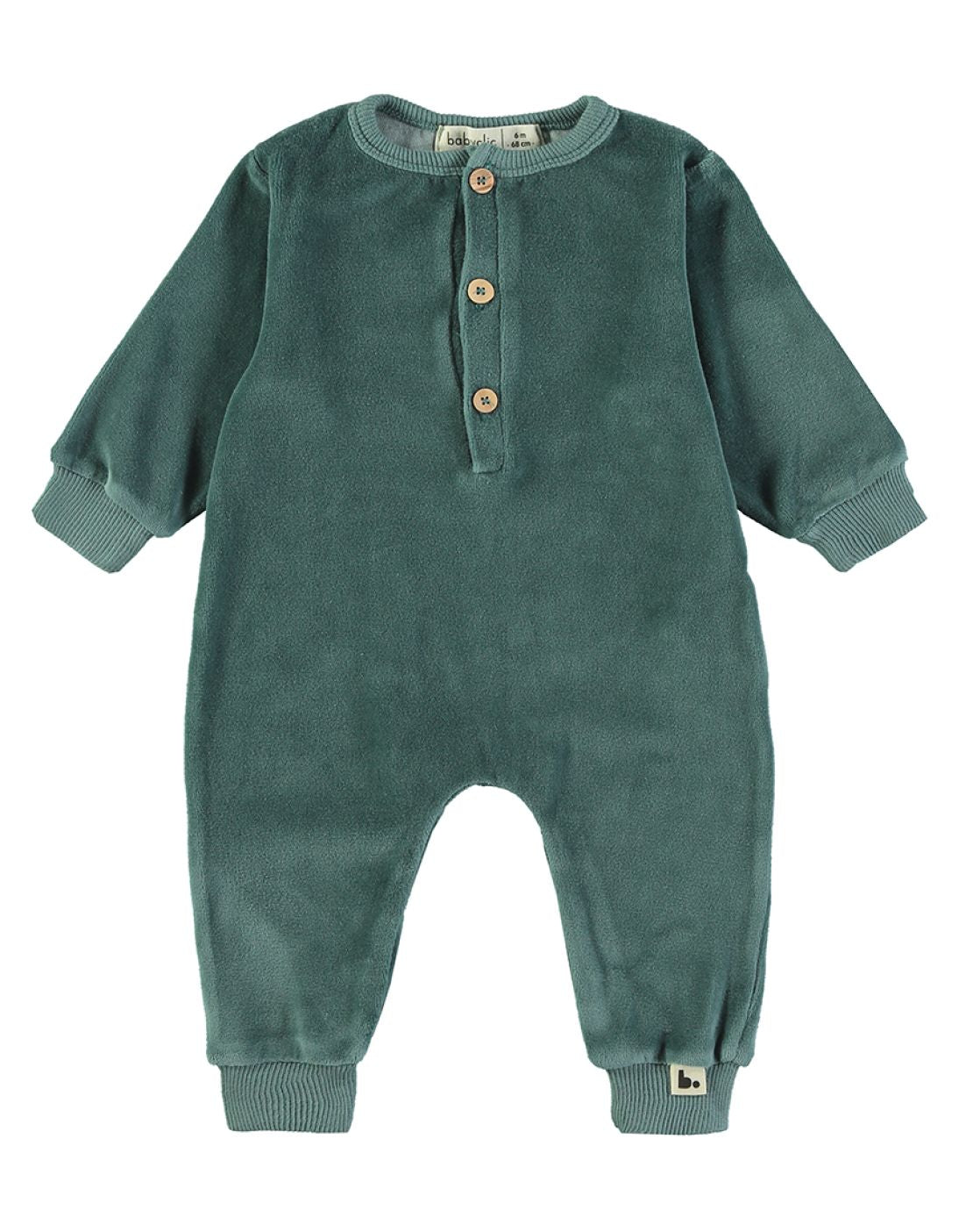 Pelele - VELOUR FOREST GREEN