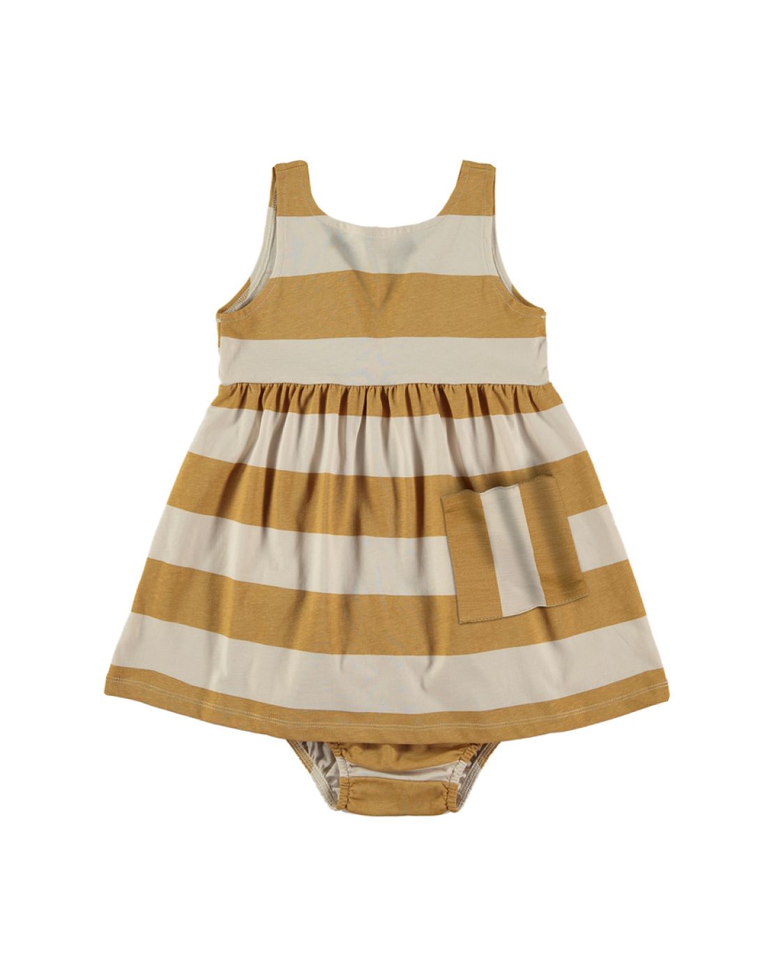 Vestido - STRIPES MUSTARD YELLOW