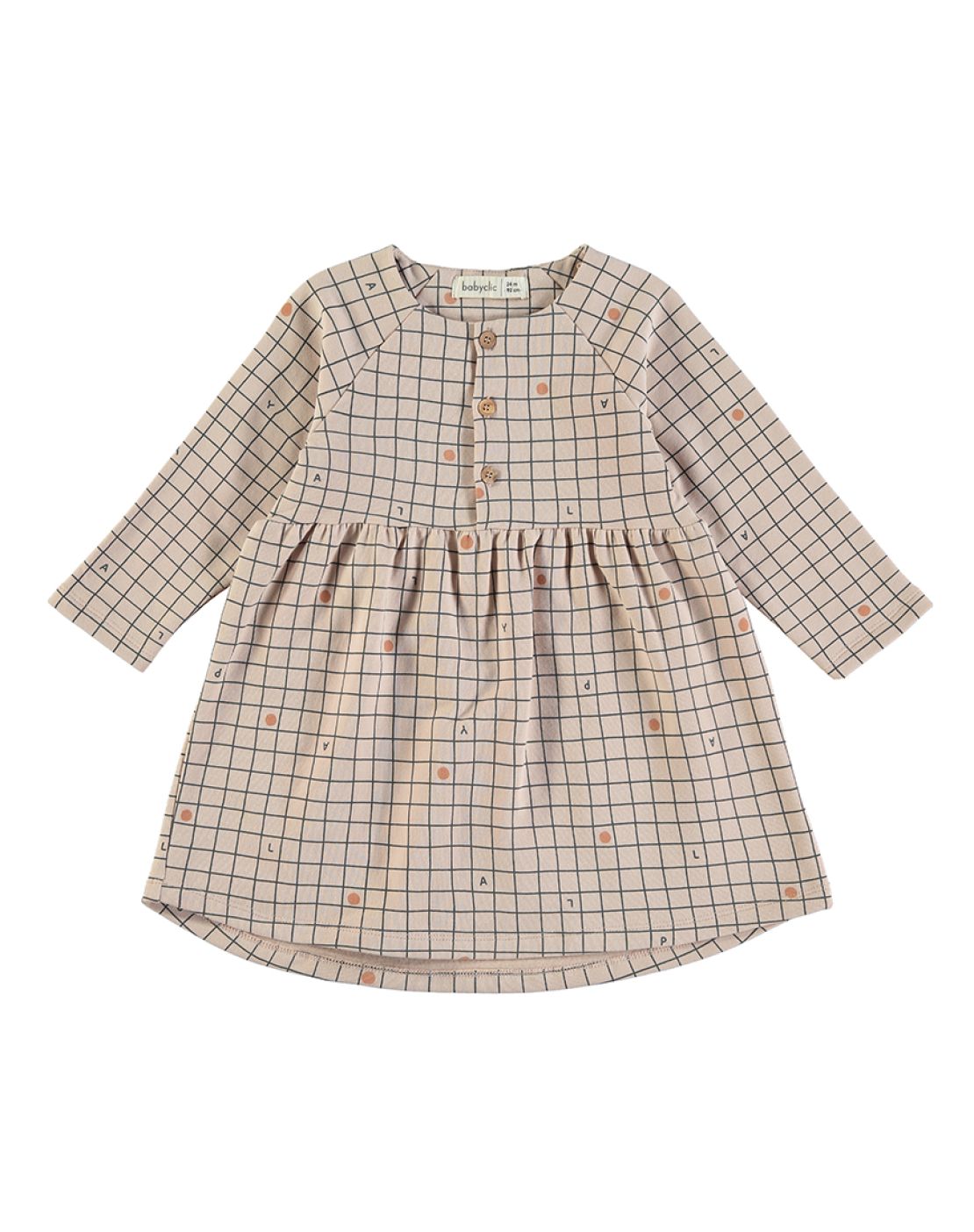 Vestido - CHECKS NUDE