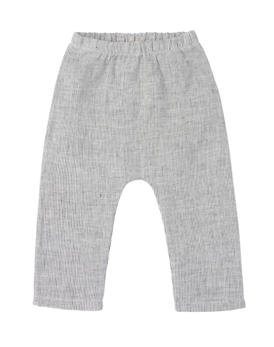 Pants LINEN RAYAS NEGRO