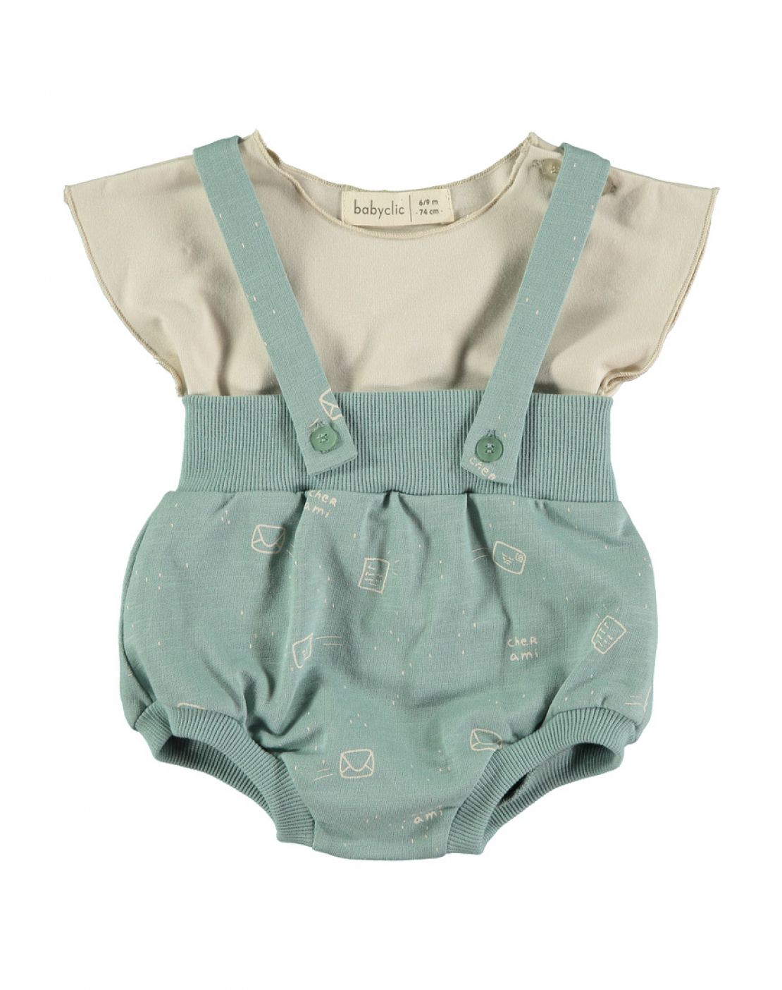 Culotte con tirantes + camiseta - HELLO