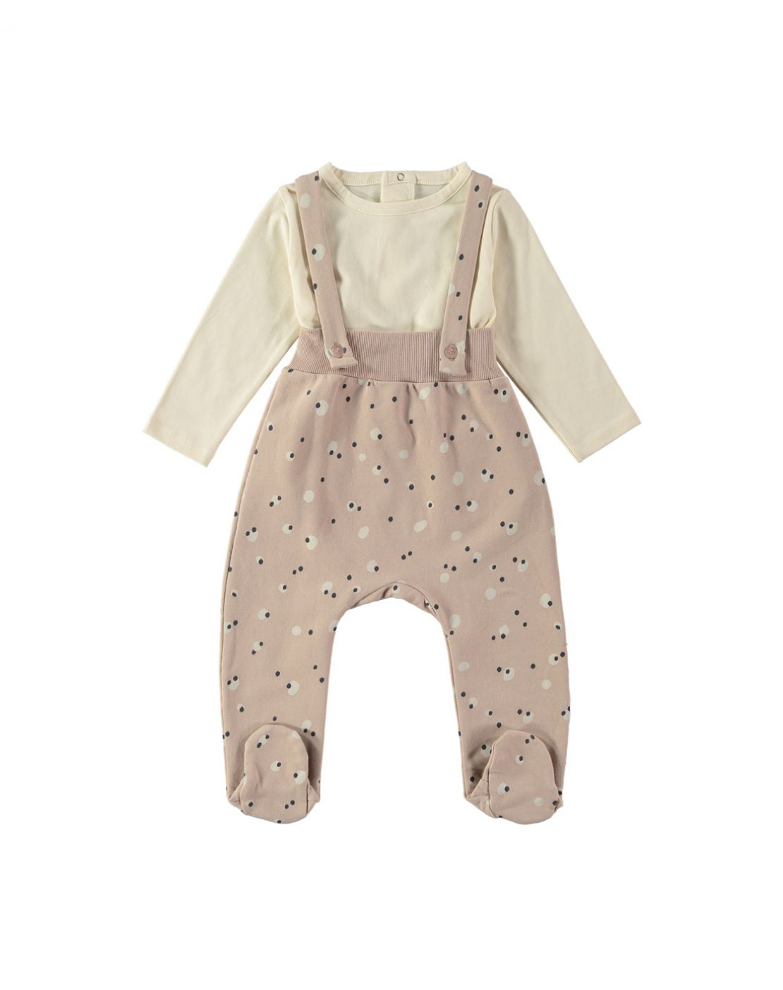 Peto + camiseta - SPOTS ROSA