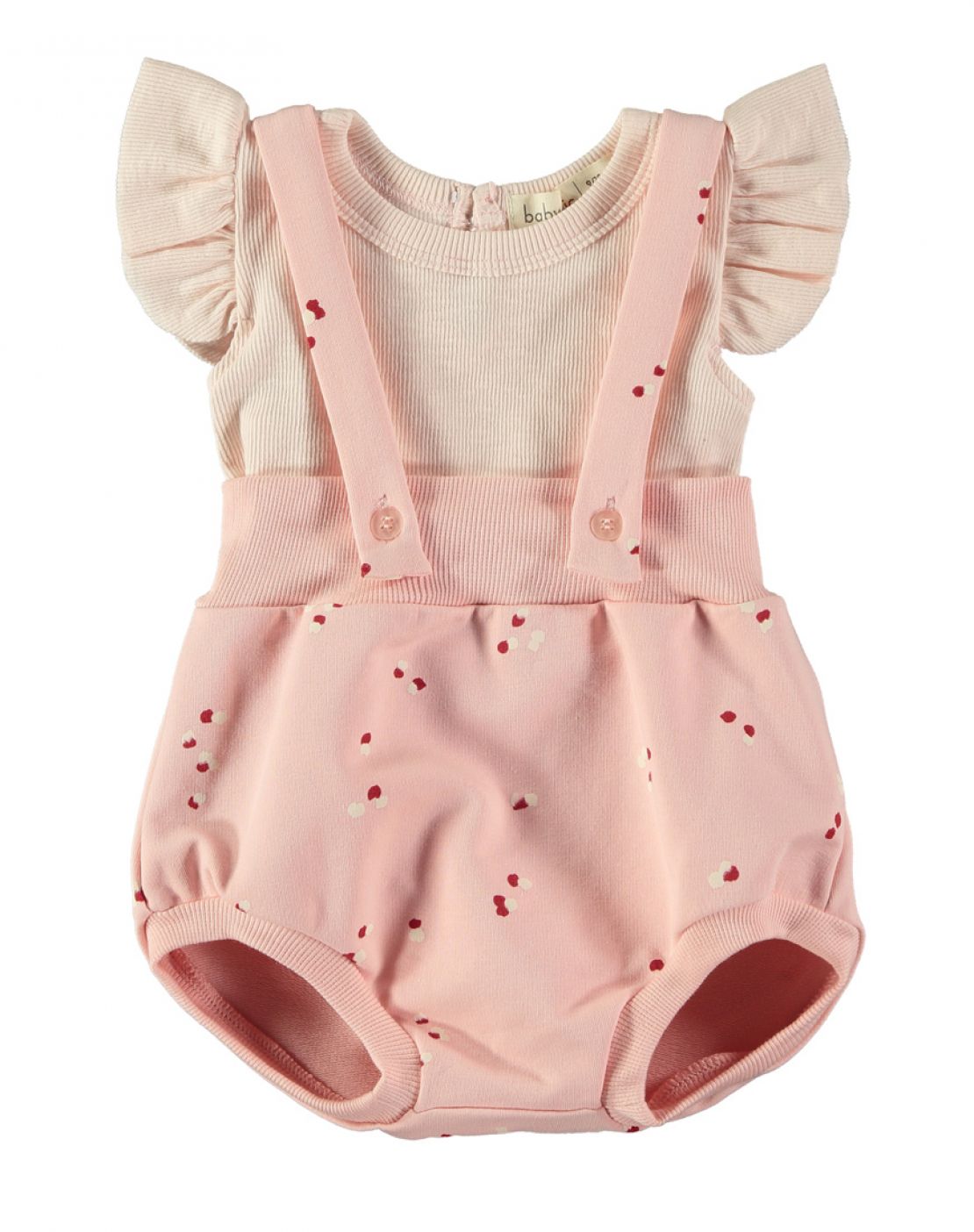 Culotte con tirantes + camiseta - PETALS ROSA