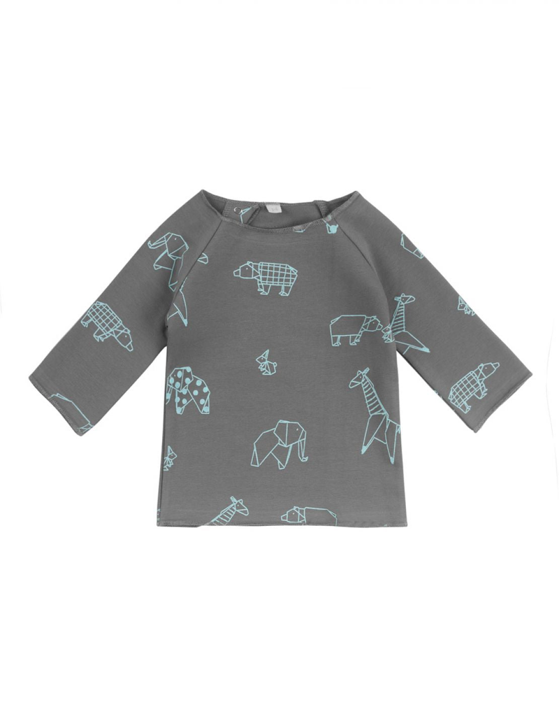 Sudadera ORIGAMI TURQUESA