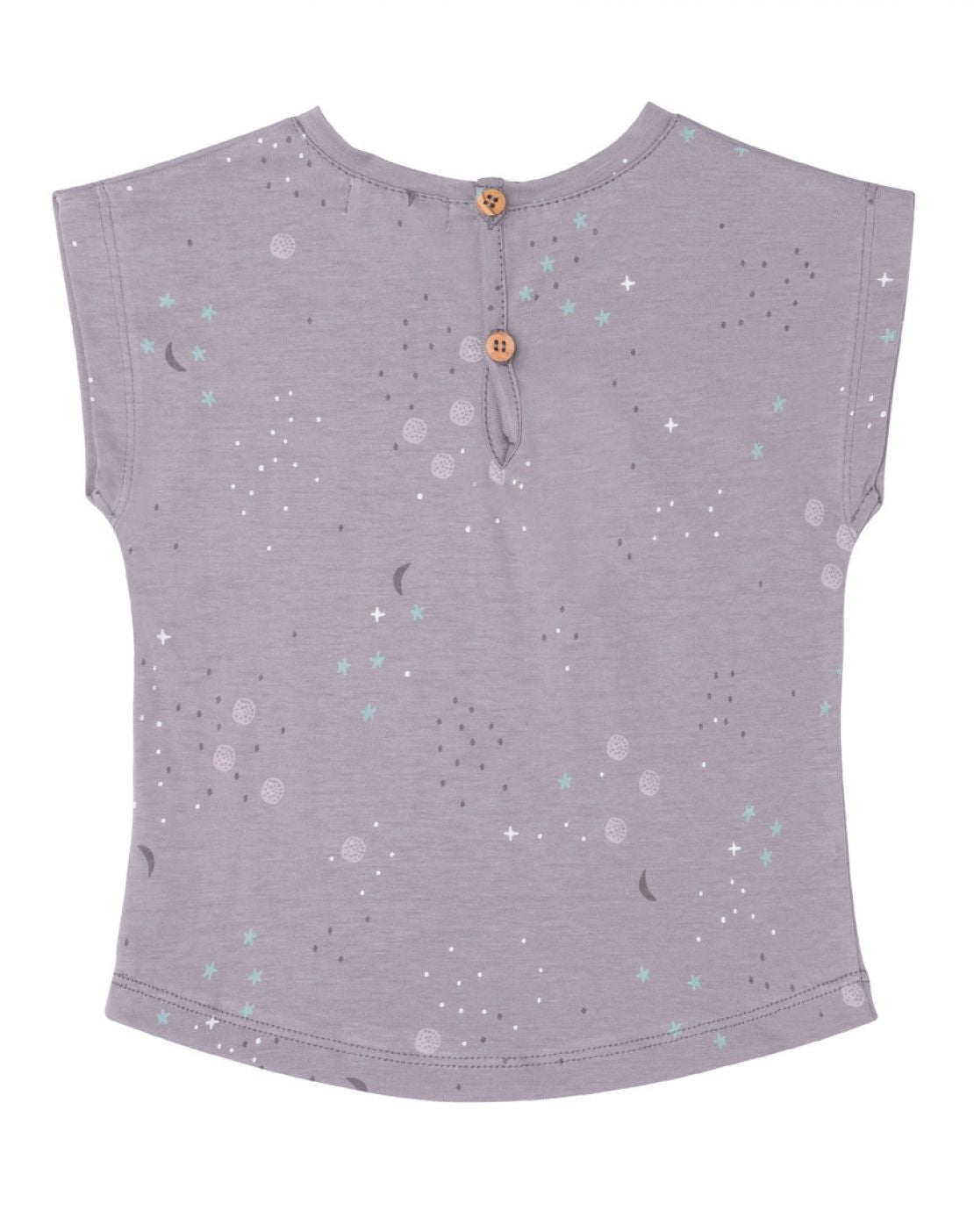 Camiseta manga corta - COSMOS LILA