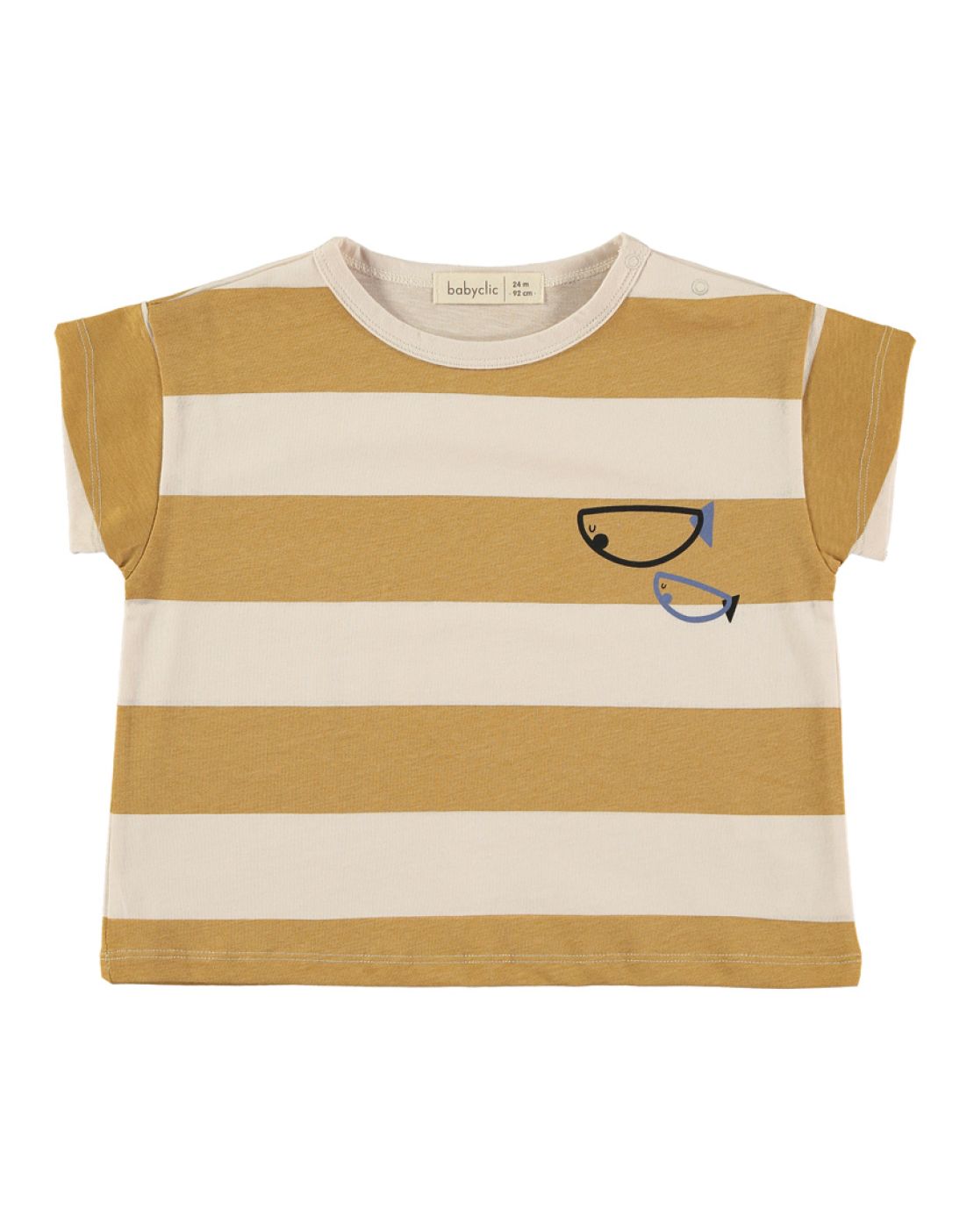 Camiseta - STRIPES MUSTARD YELLOW