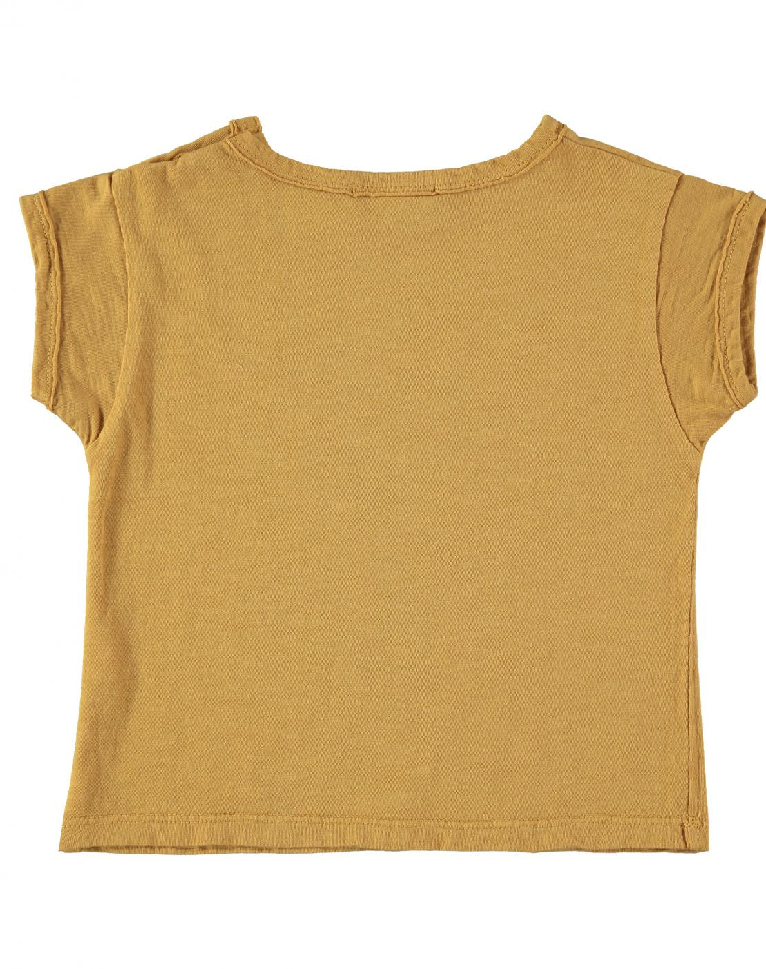 T-shirt - PLAIN MUSTARD