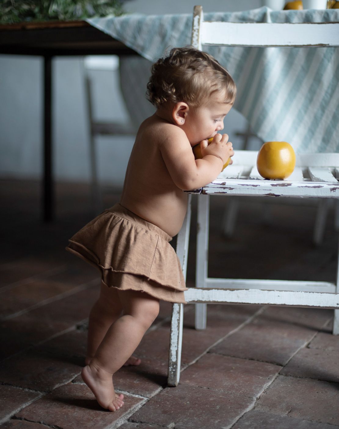 Bloomer with skirt - CARAMEL