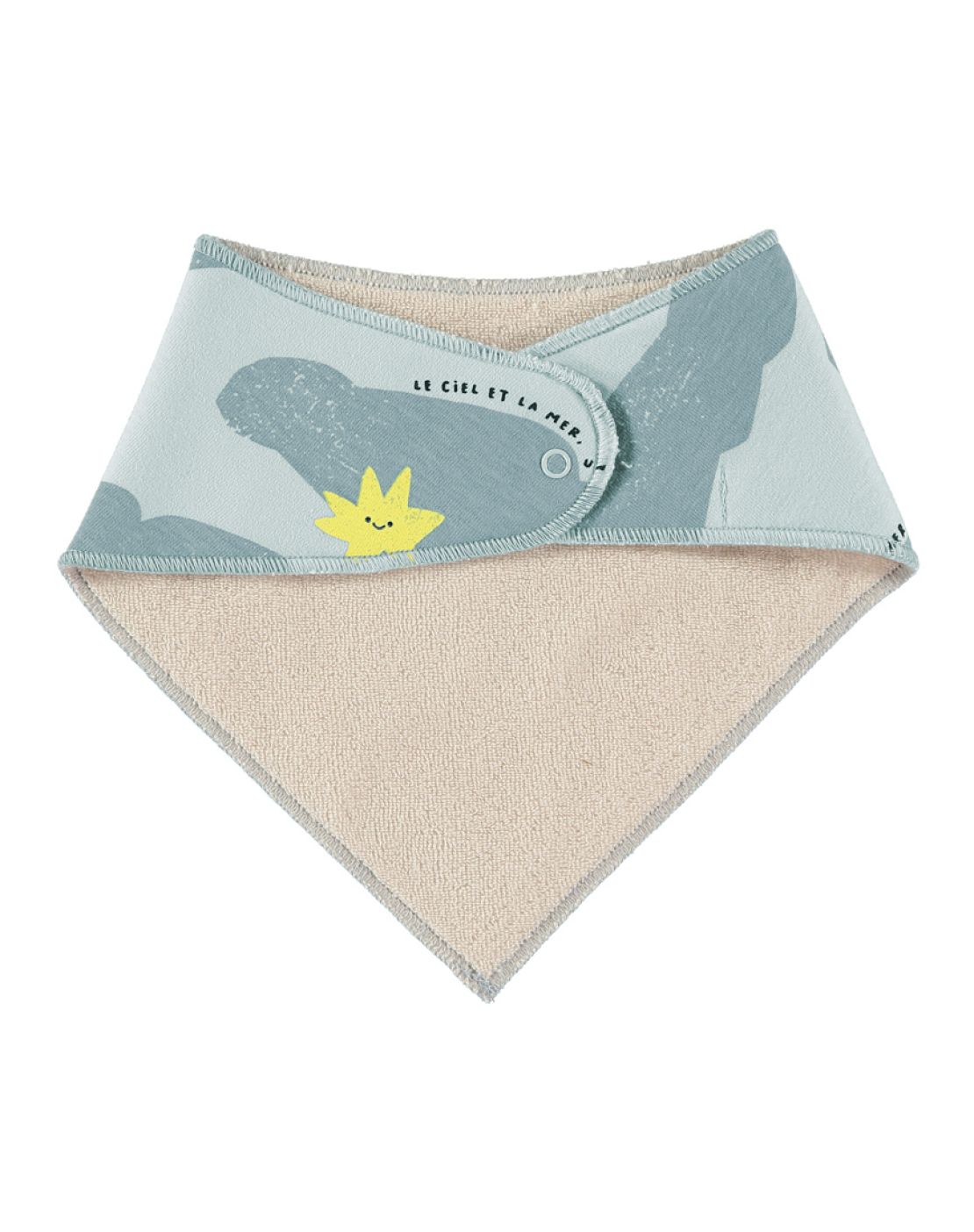 Bandana bib (Pack of 2 units)<br>CIEL AGUA