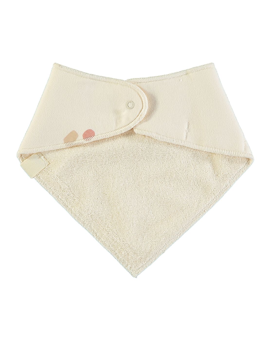 Bandana bib (Pack of 1 units)<br>FLOR CREAM