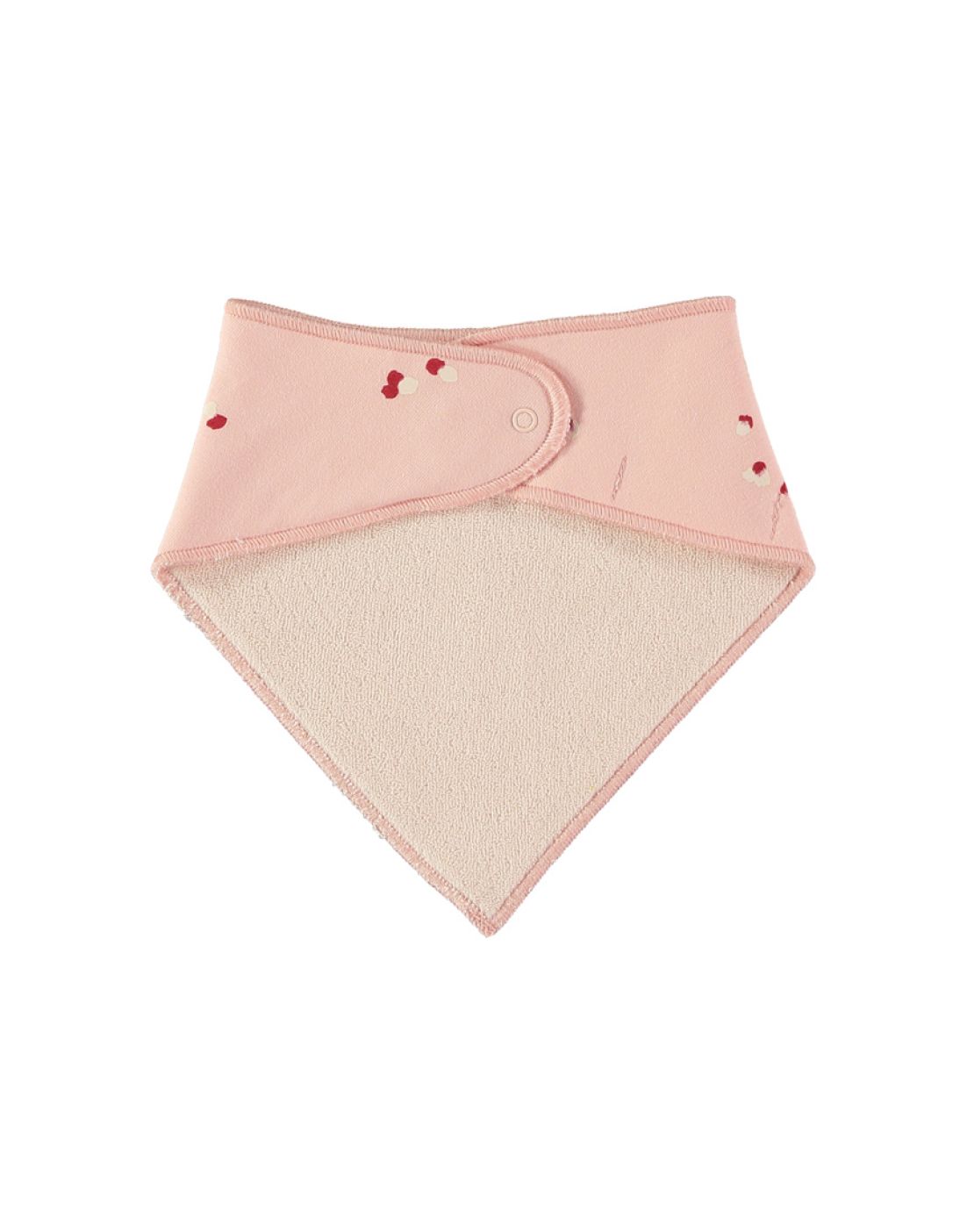 Bandana bib (Pack of 2 units)<br>PETALS PINK