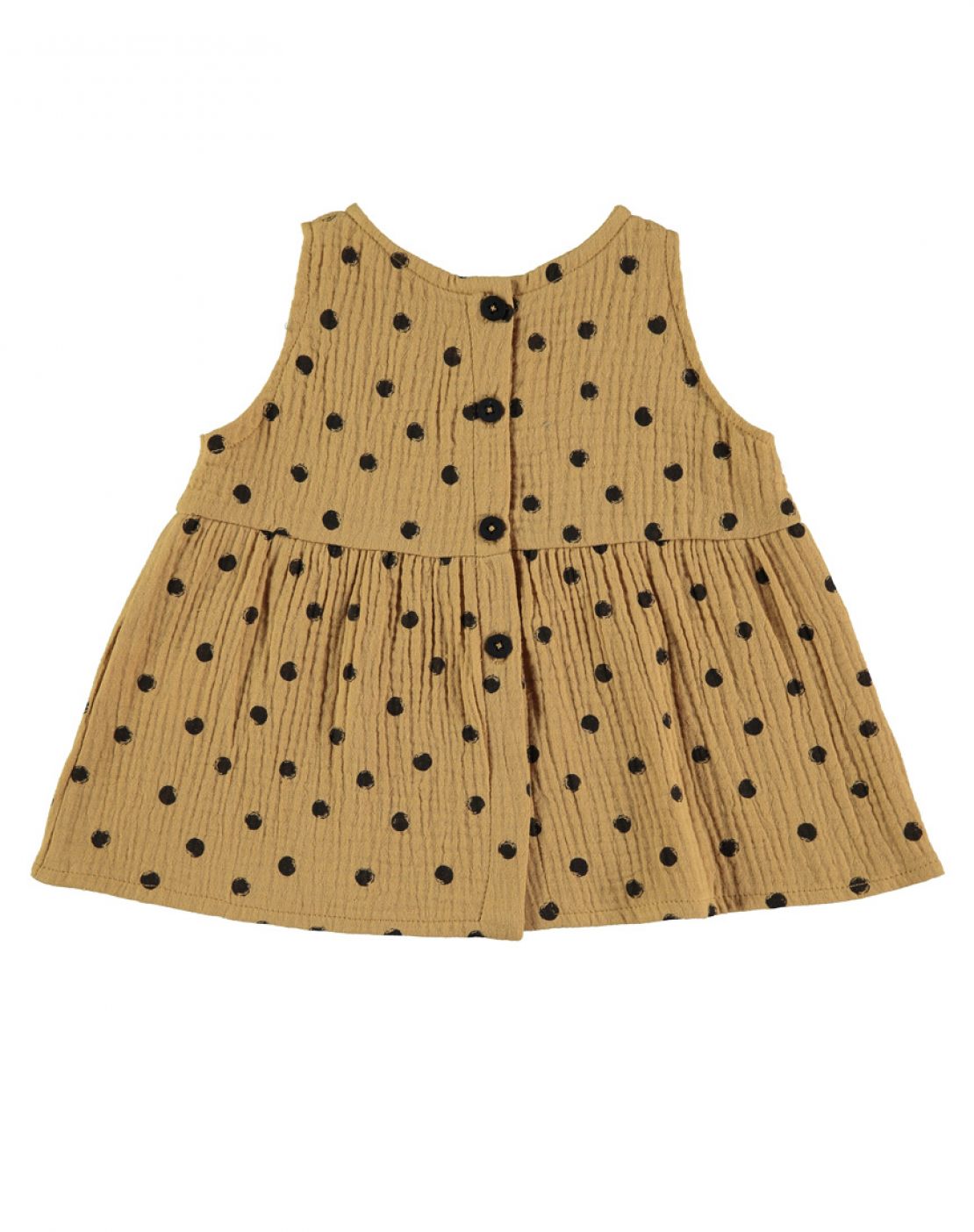 Blusa DOTS OCRE