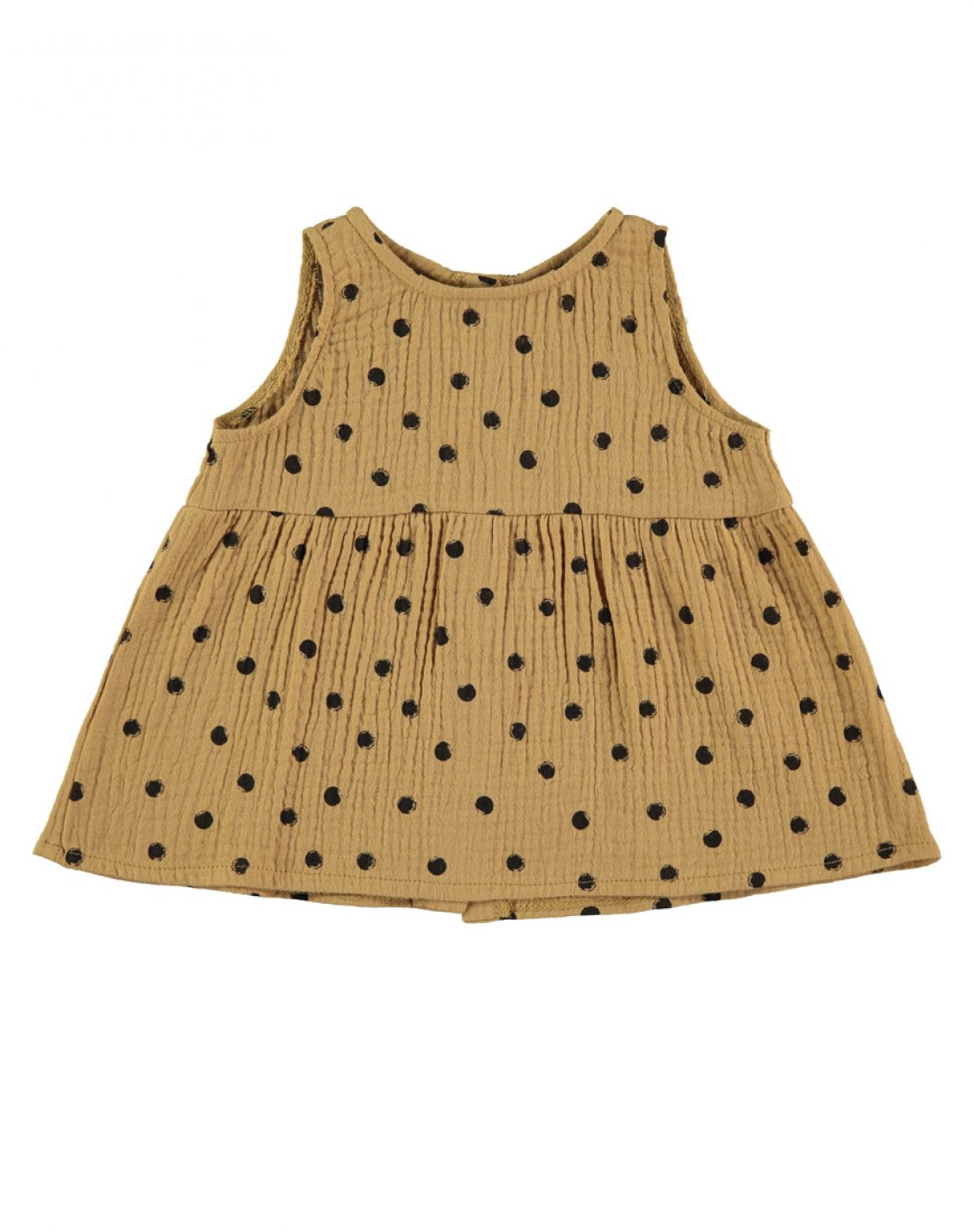 Blusa DOTS OCRE