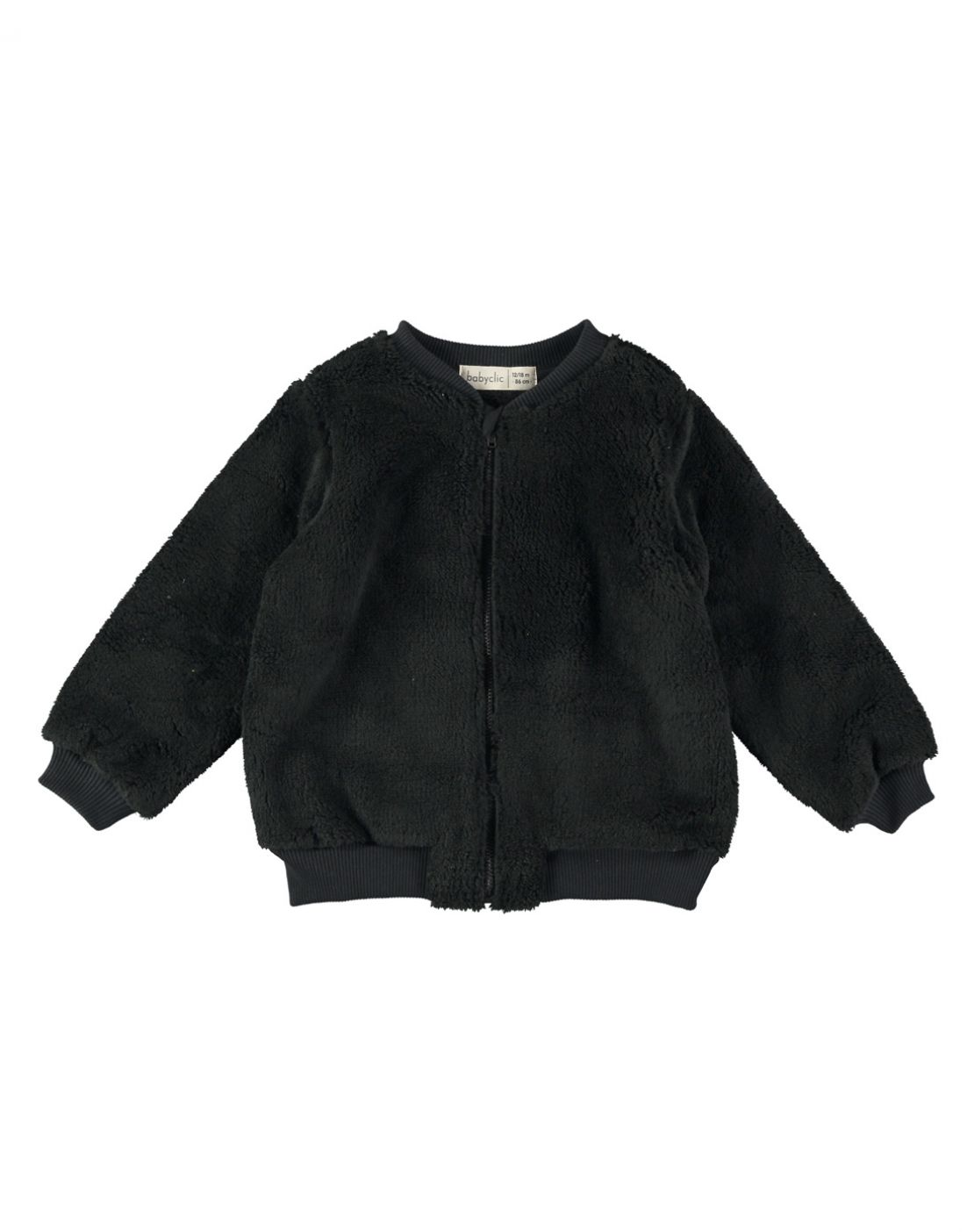 Bomber jacket<br>TEDDY BLACK
