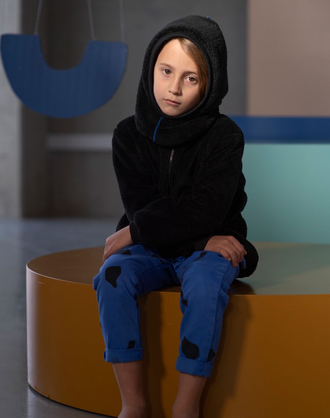 Bomber jacket<br>TEDDY BLACK