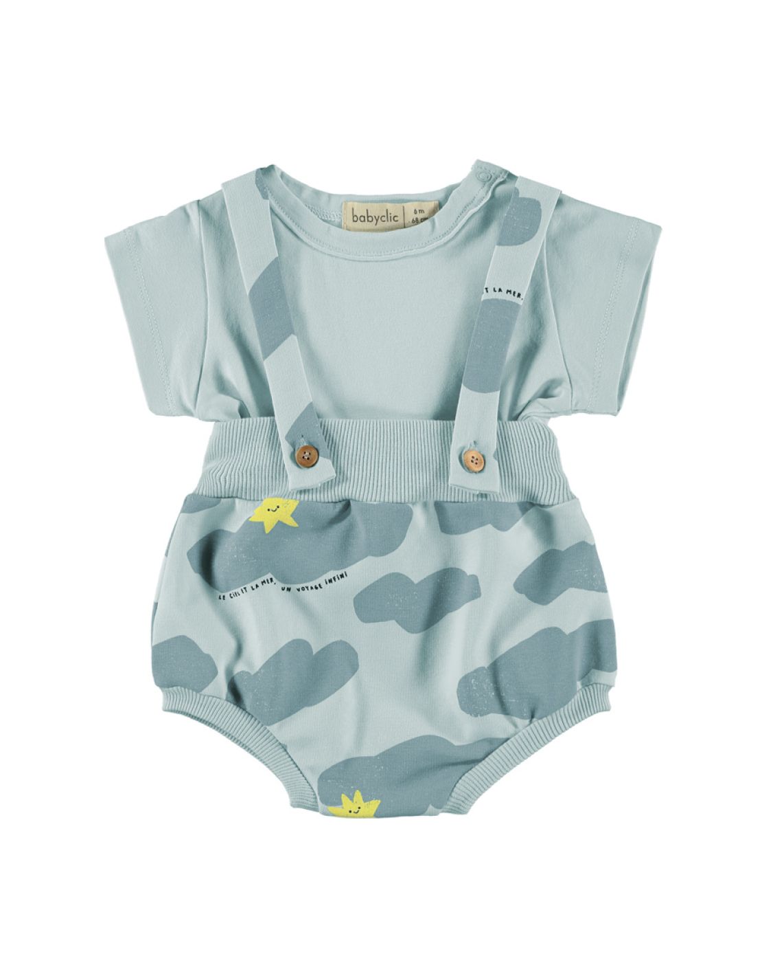 T-shirt + bloomer<br>CIEL AGUA