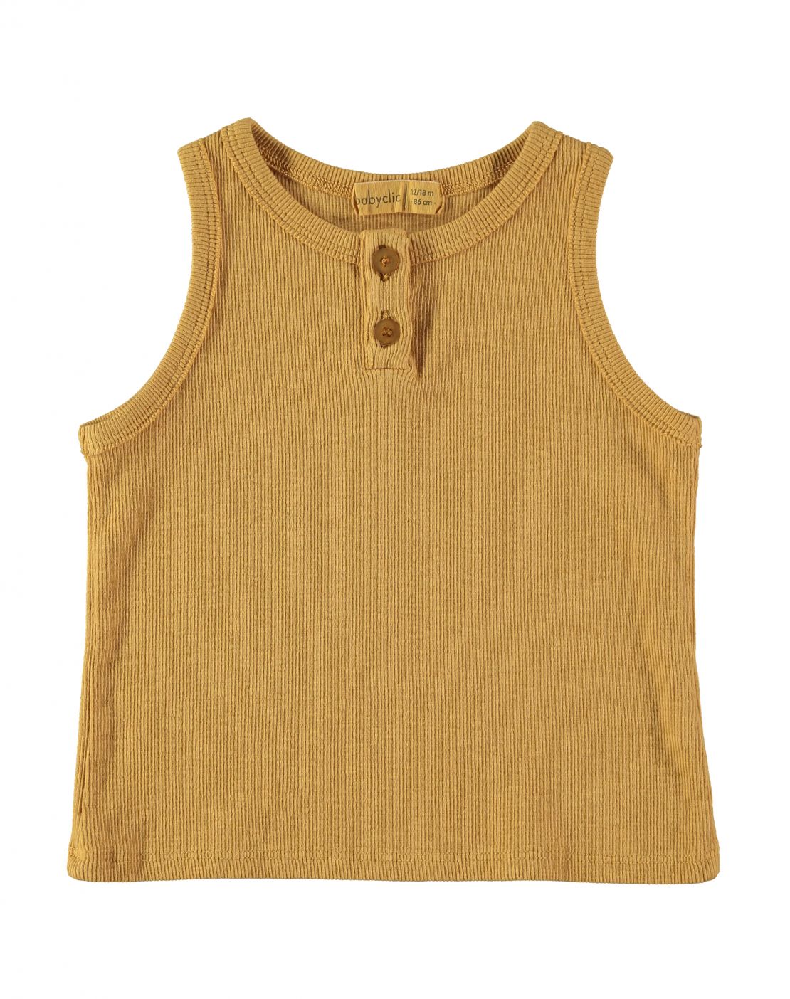 Camiseta tirantes RIB MOSTAZA