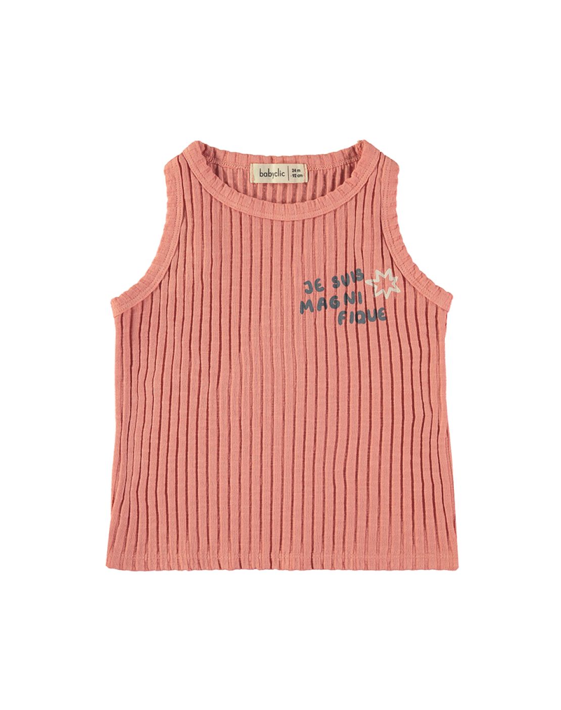 Camiseta tirantes<br>Magnifique Coral