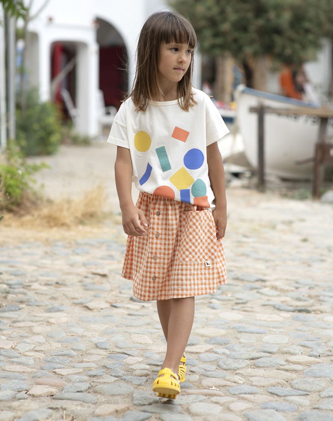 Falda<br>CHECKS RUST