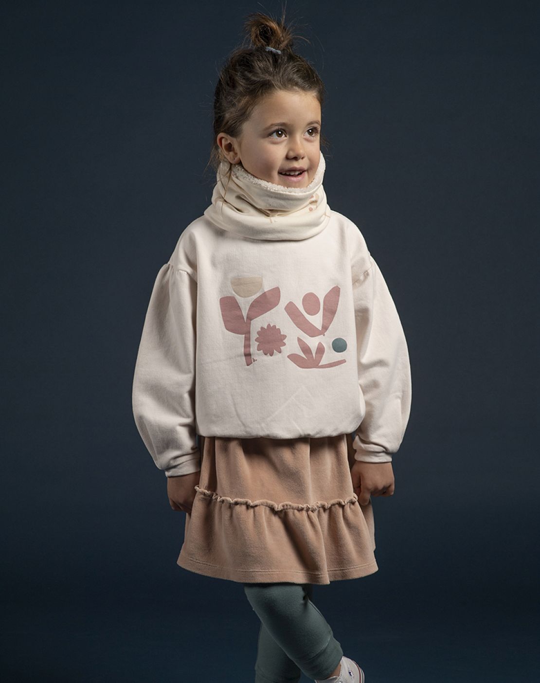 Falda<br>VELOUR NUDE