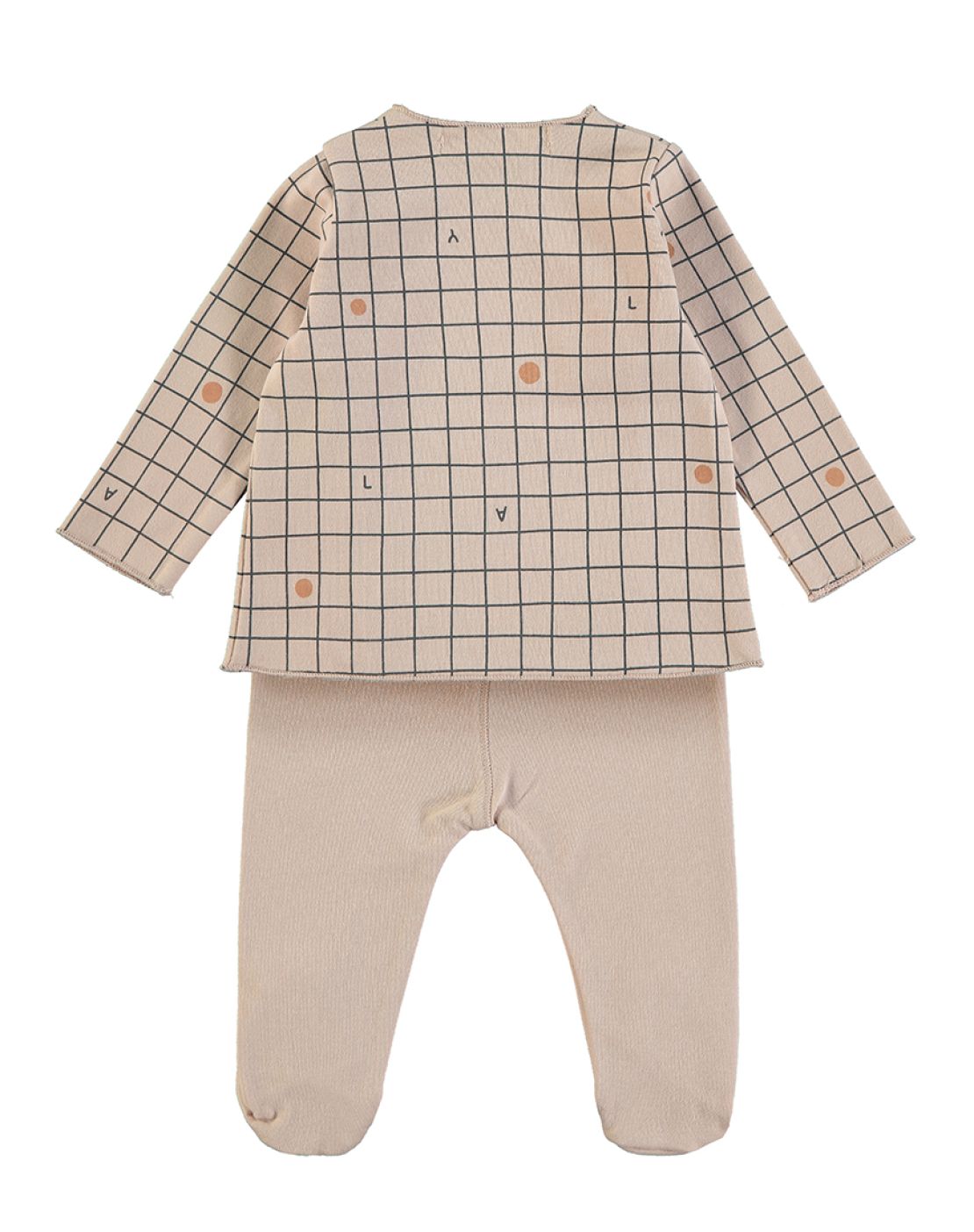 Jubón + polaina<br>CHECKS NUDE