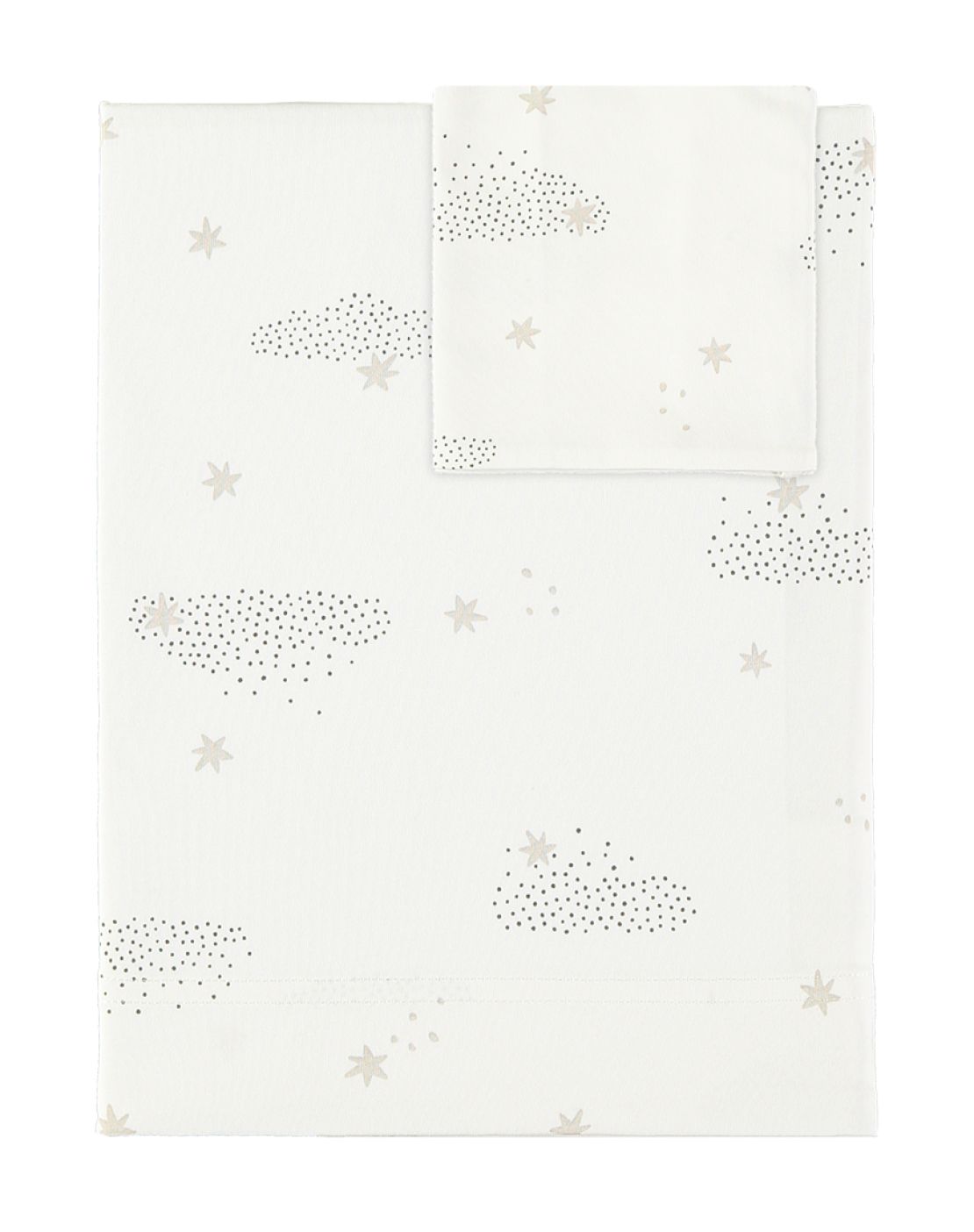 Juego de sábanas cuna<br>STARRY NIGHT BLANCO