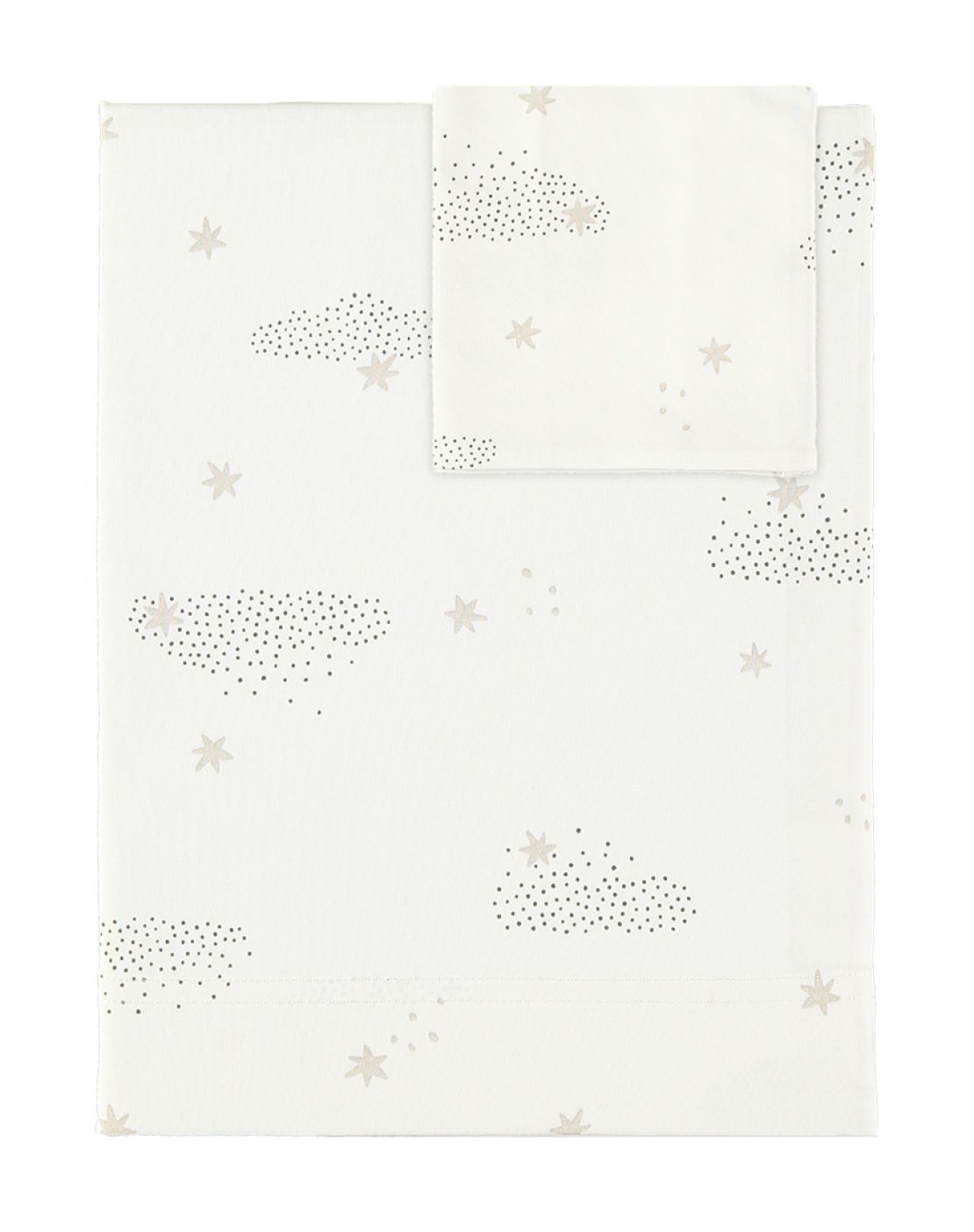 Bassinet set of sheet<br>STARRY NIGHT BLANCO