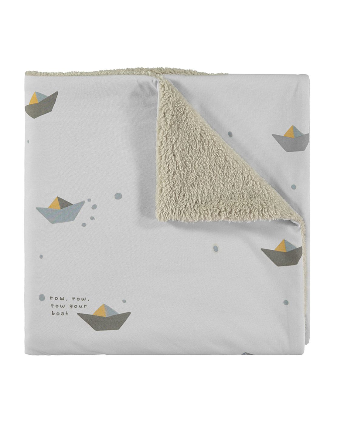 Fleece blanket<br>PAPER BOAT