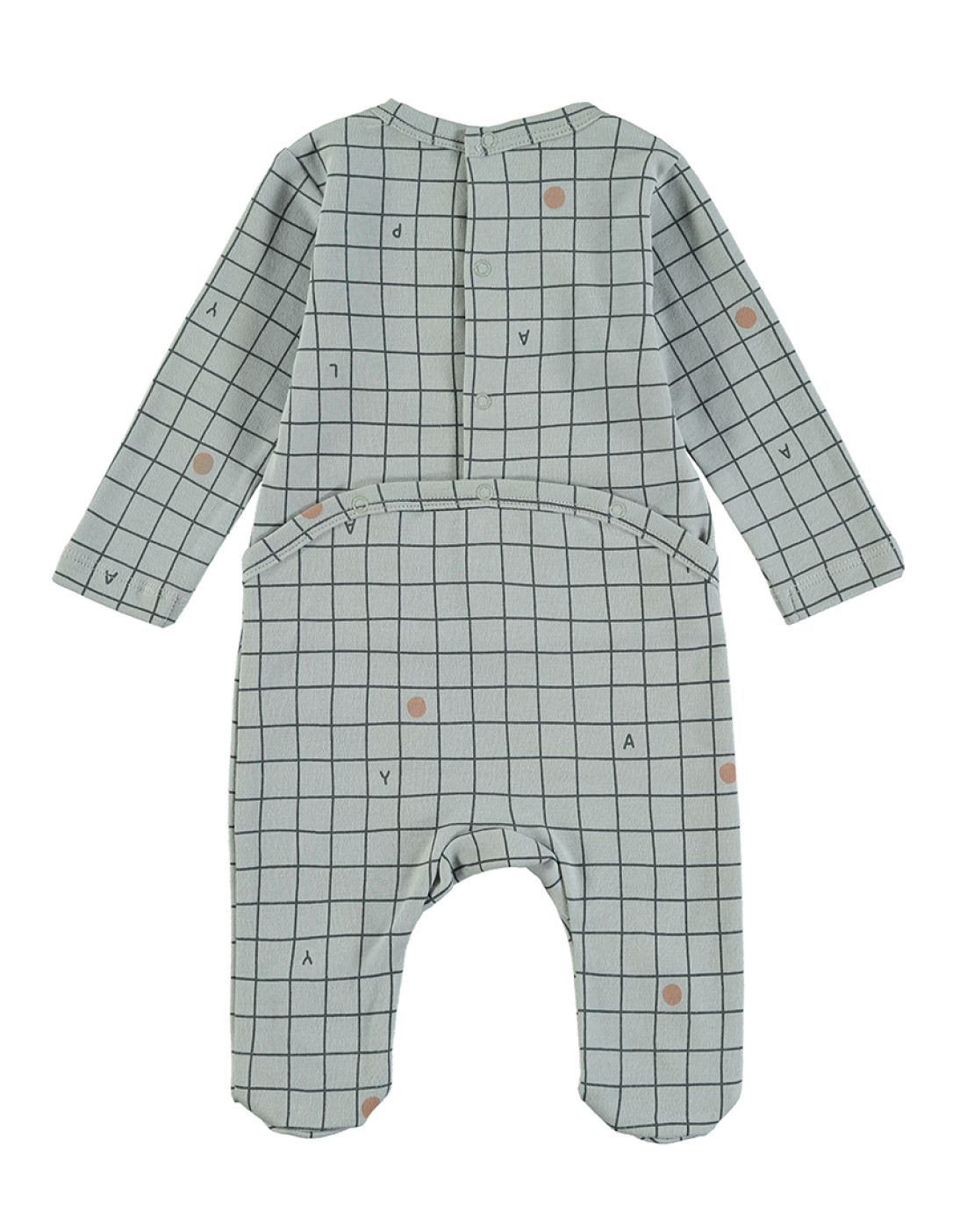 Mono con pies<br>CHECKES BLUE