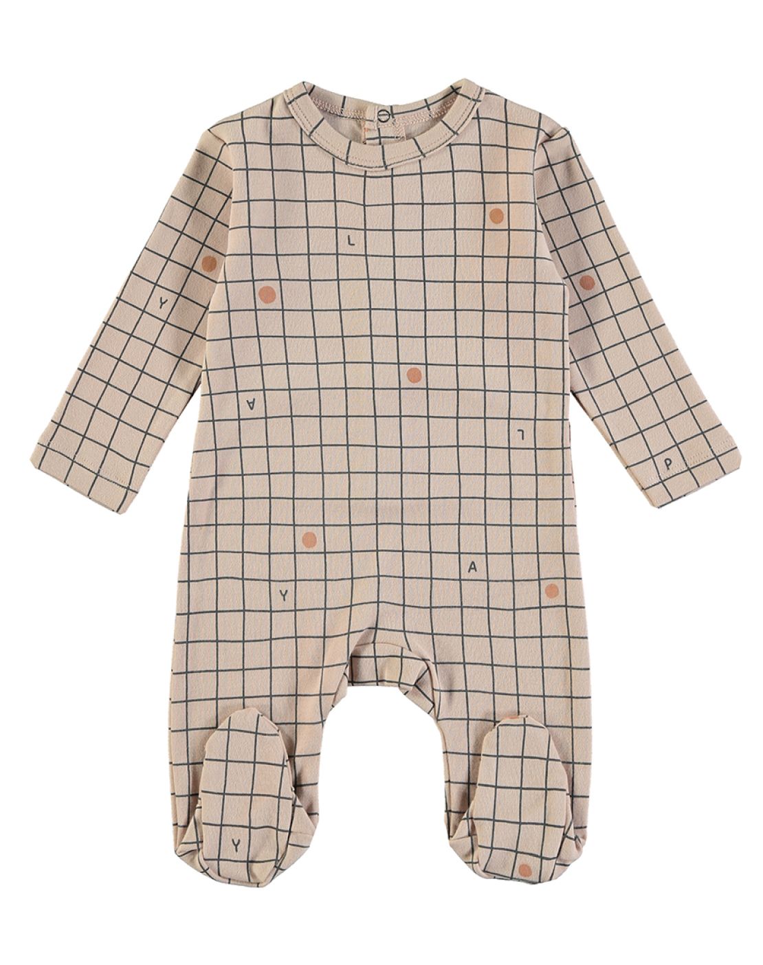 Mono con pies<br>CHECKS NUDE