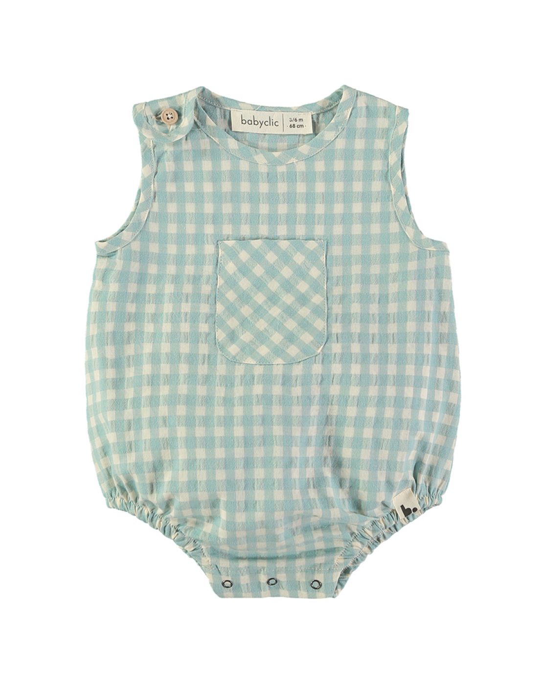 Pelele<br>CHECKS AQUA