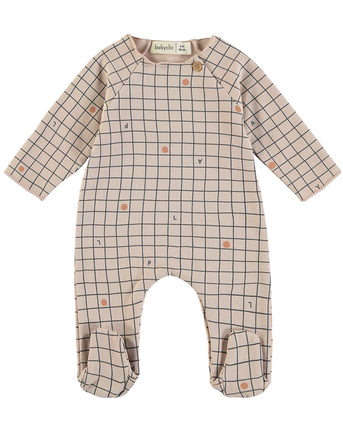 Pelele<br>CHECKS NUDE