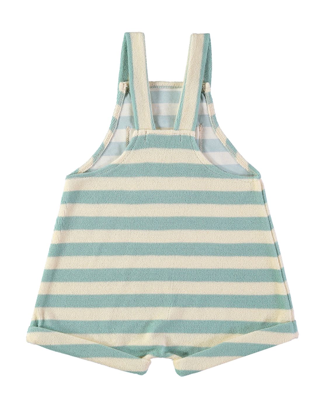 Overalls<br>Stripes Aqua