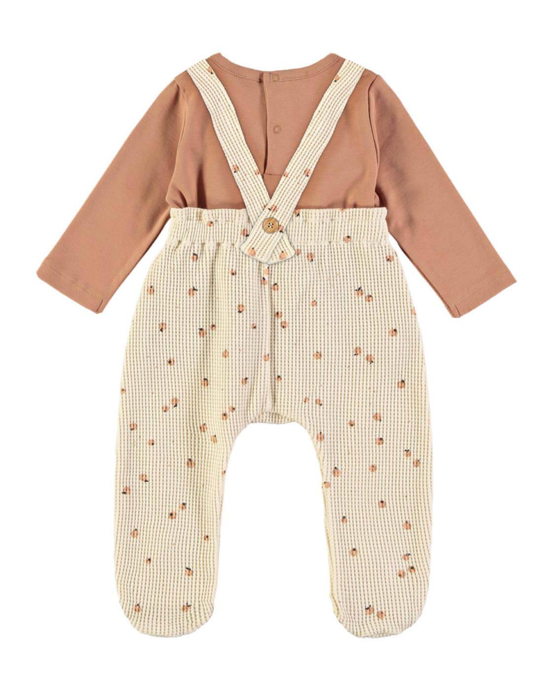 Salopettes + Tshirts<br>LITTLE FRUITS CINNAMON