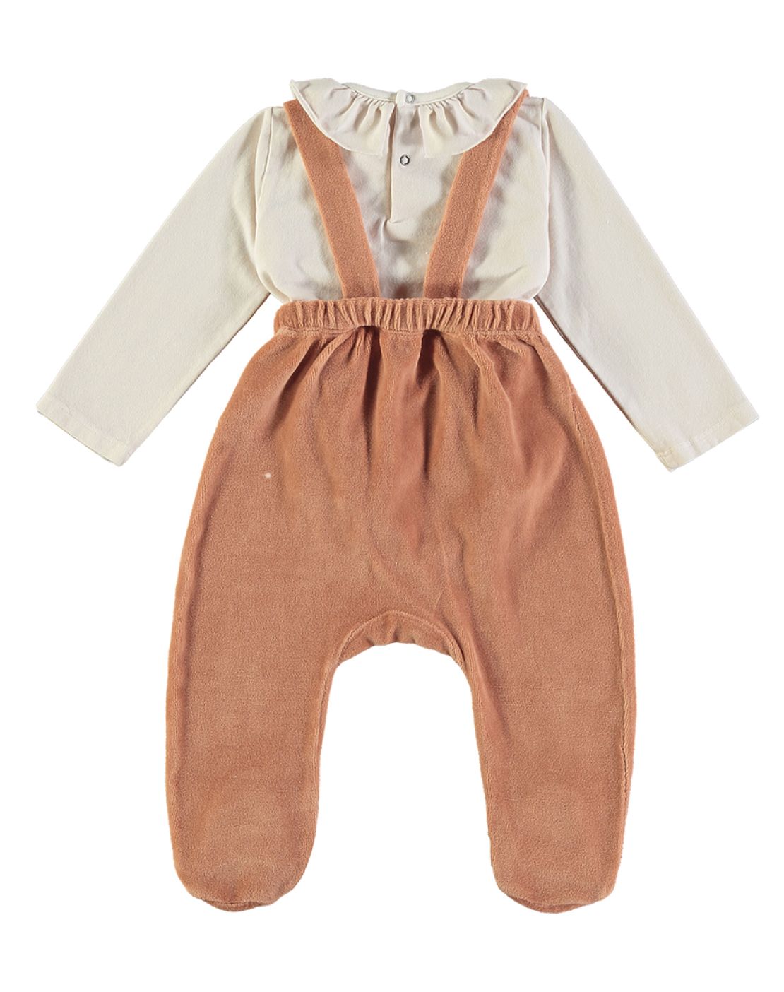 Salopettes + Tshirts<br>VELOUR TERRACOTA