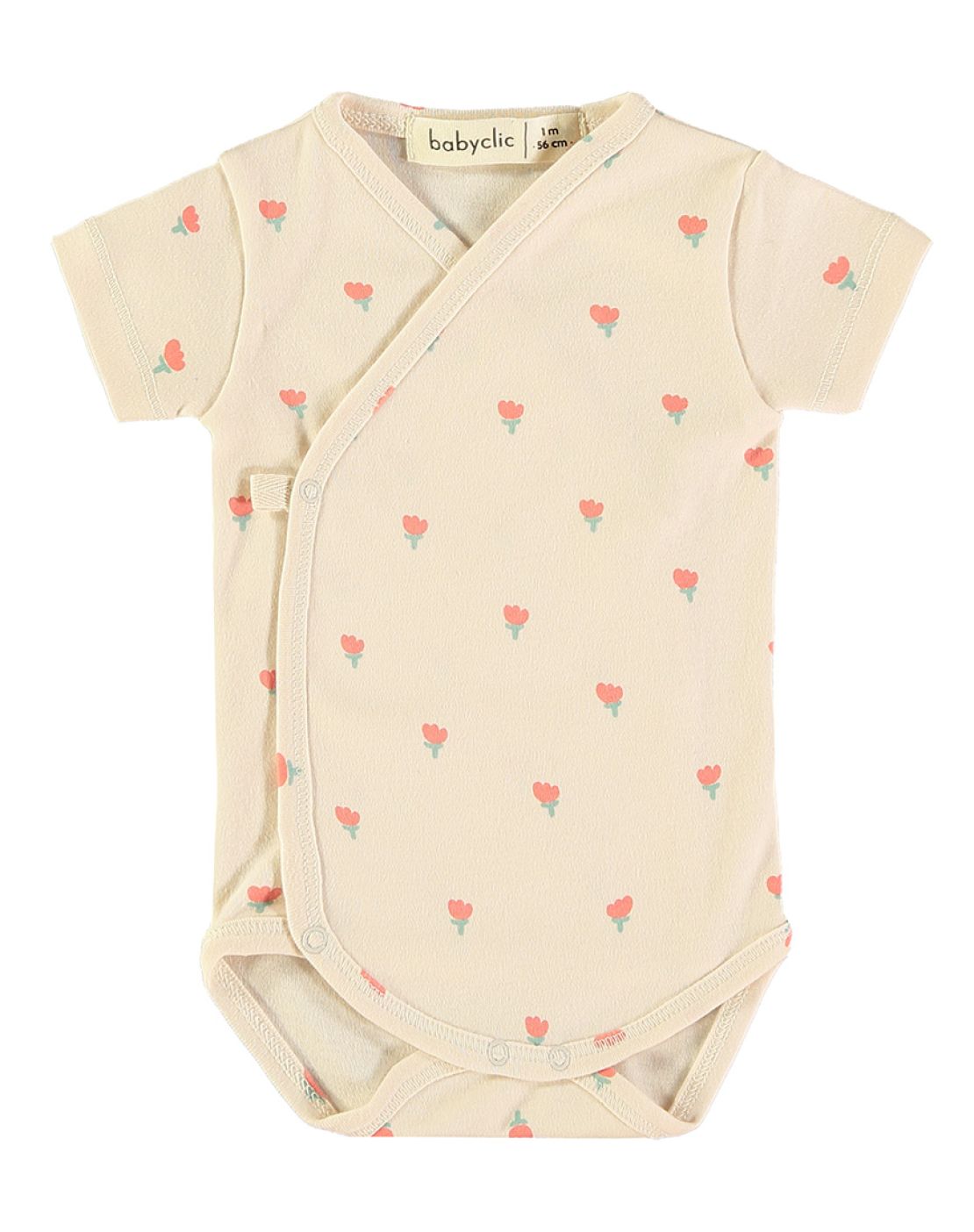 Body manga corta<br>POPPIES ECRU