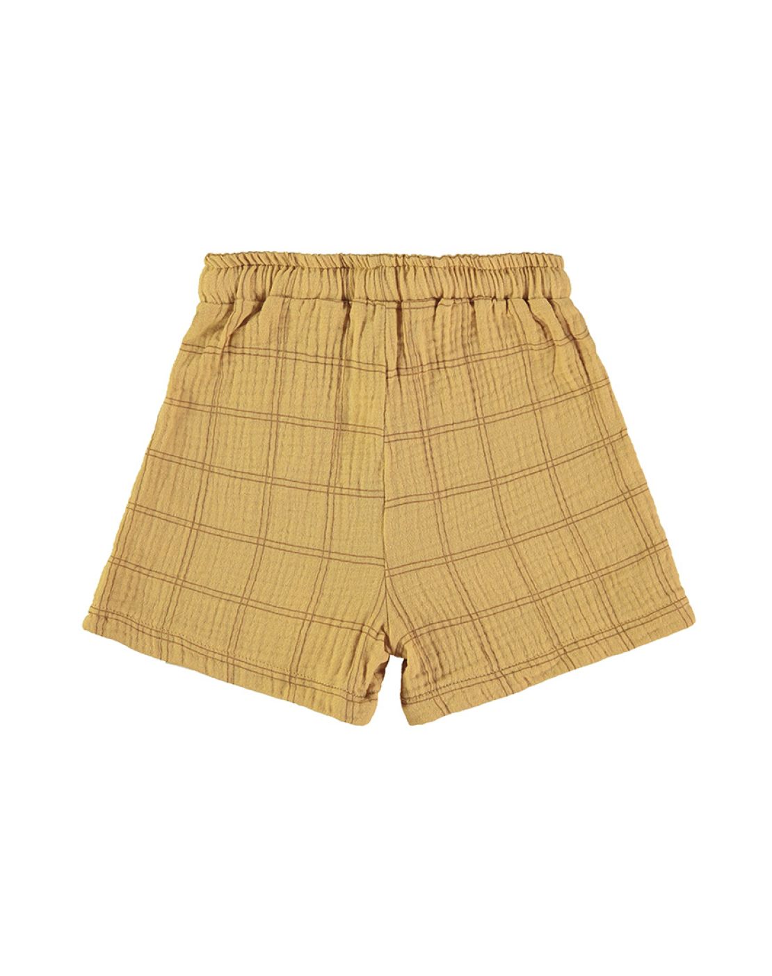 Shorts<br>SQUARES MUSTARD