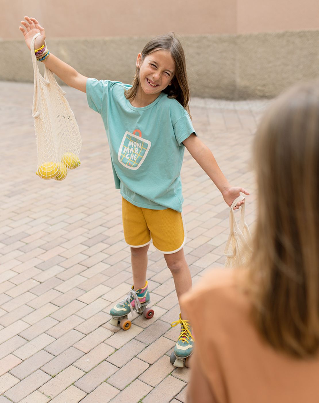 Shorts<br>Waffle Mustard