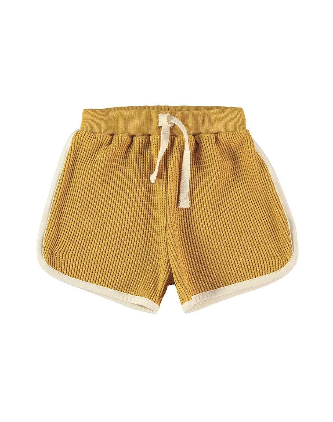 Shorts<br>Waffle Mustard