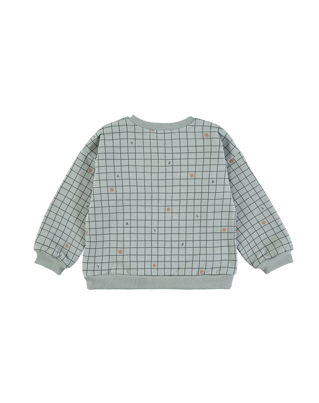 Sweatshirt<br>CHECK BLUE