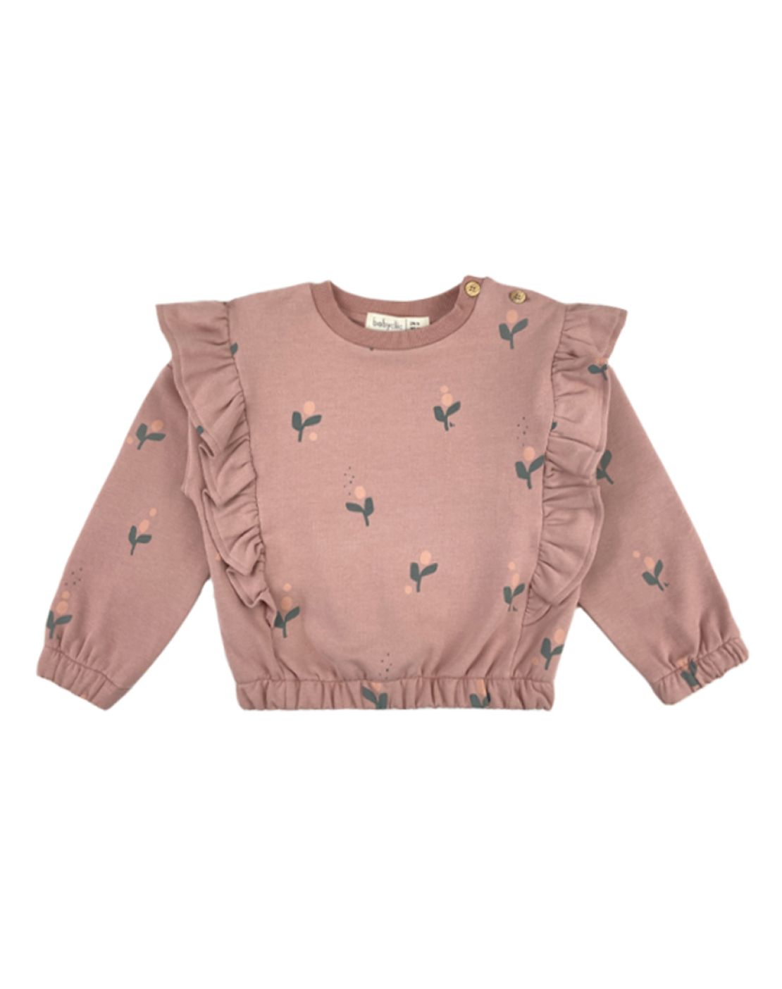 Sweatshirt<br>FLOR VINTAGE PINK
