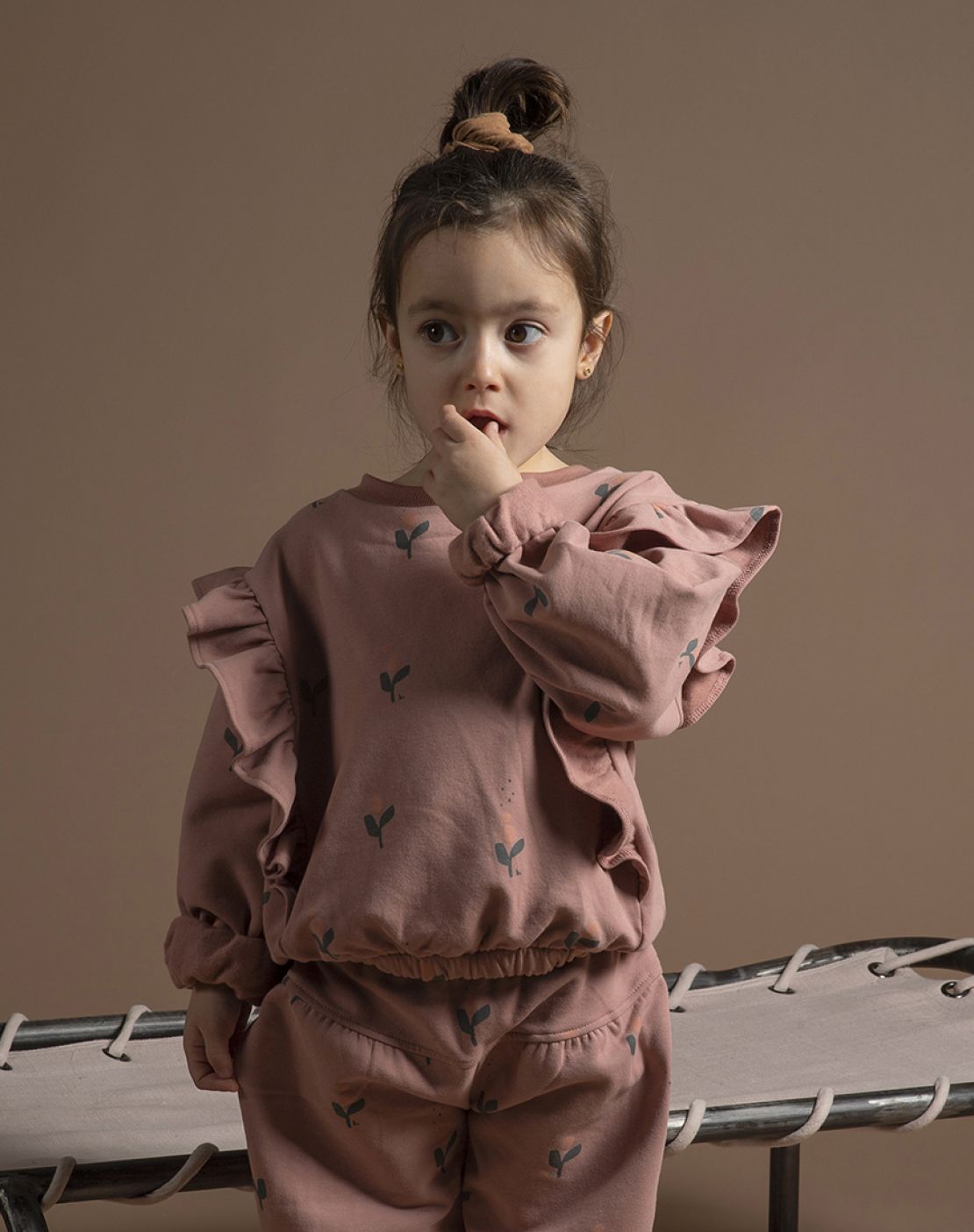 Sweatshirt<br>FLOR VINTAGE PINK