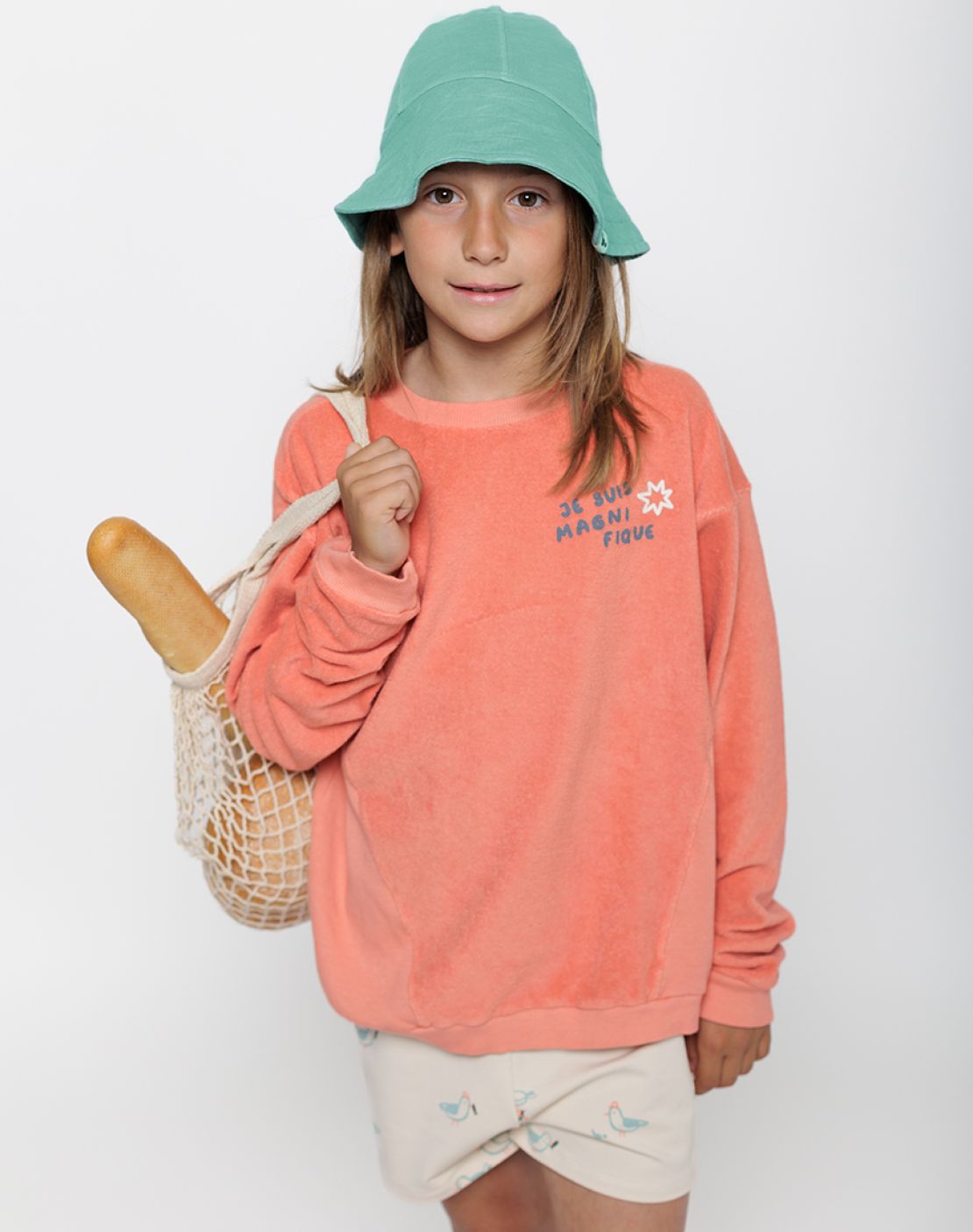 Sweatshirt<br>Magnifique Coral