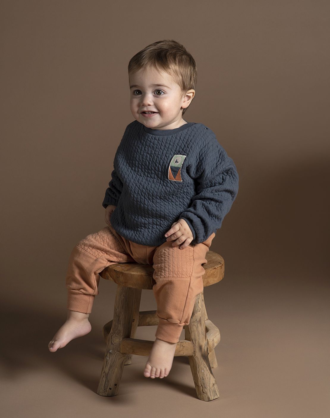 Sweatshirt<br>QUILTED NIGHT BLUE